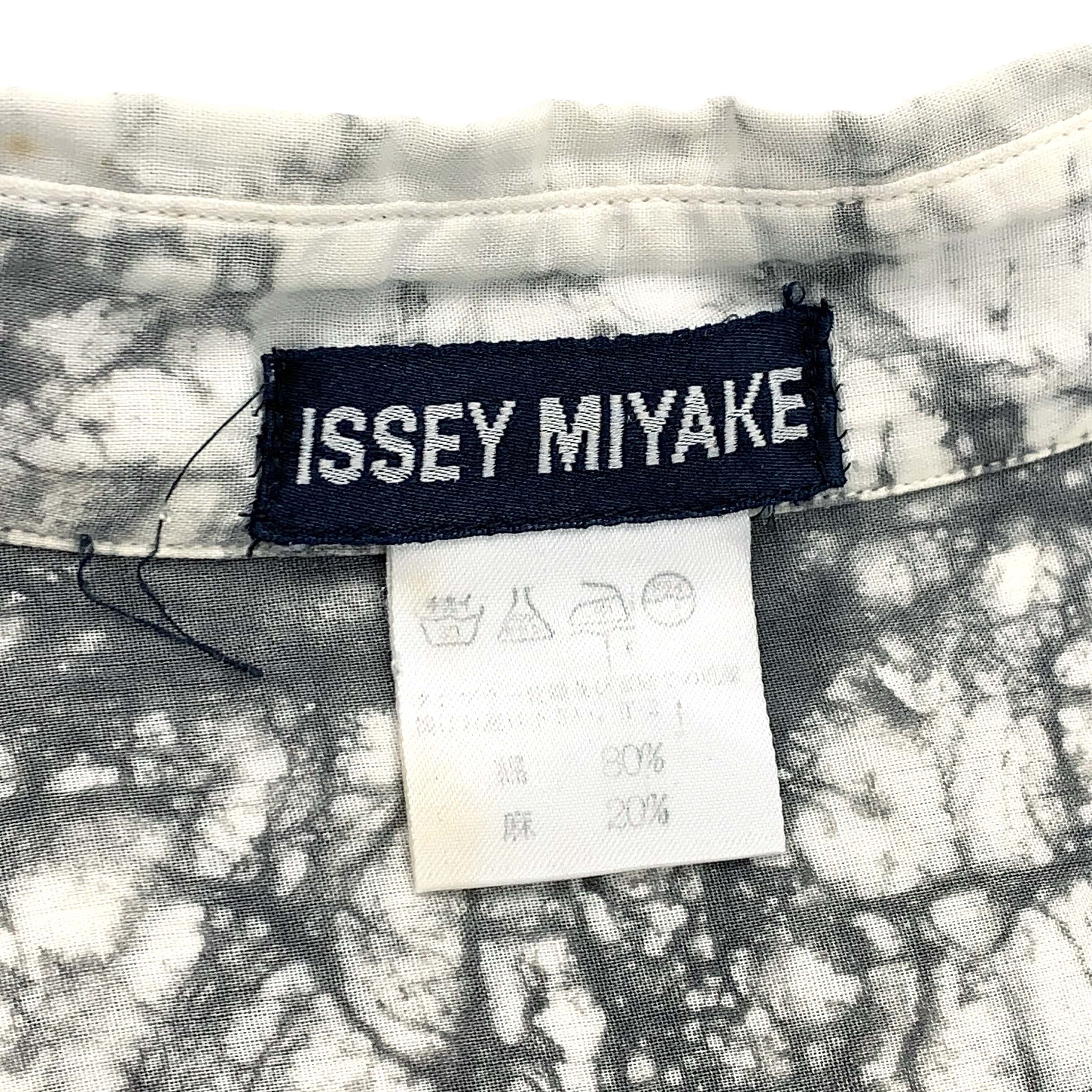Issey Miyake - SS94 Suminagashi-Dyed Cotton-Linen Shirt - 4