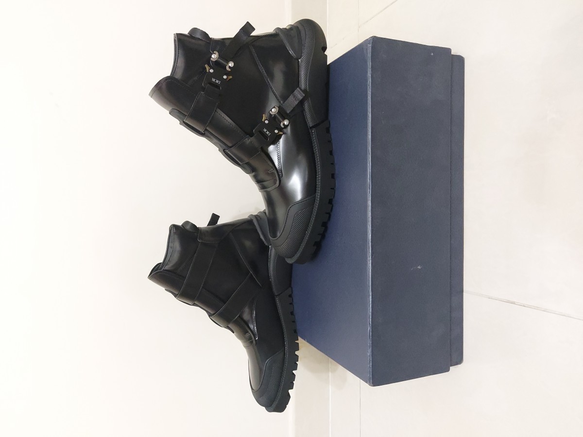 FW19 AW19 Buckle Combat Boots - 4