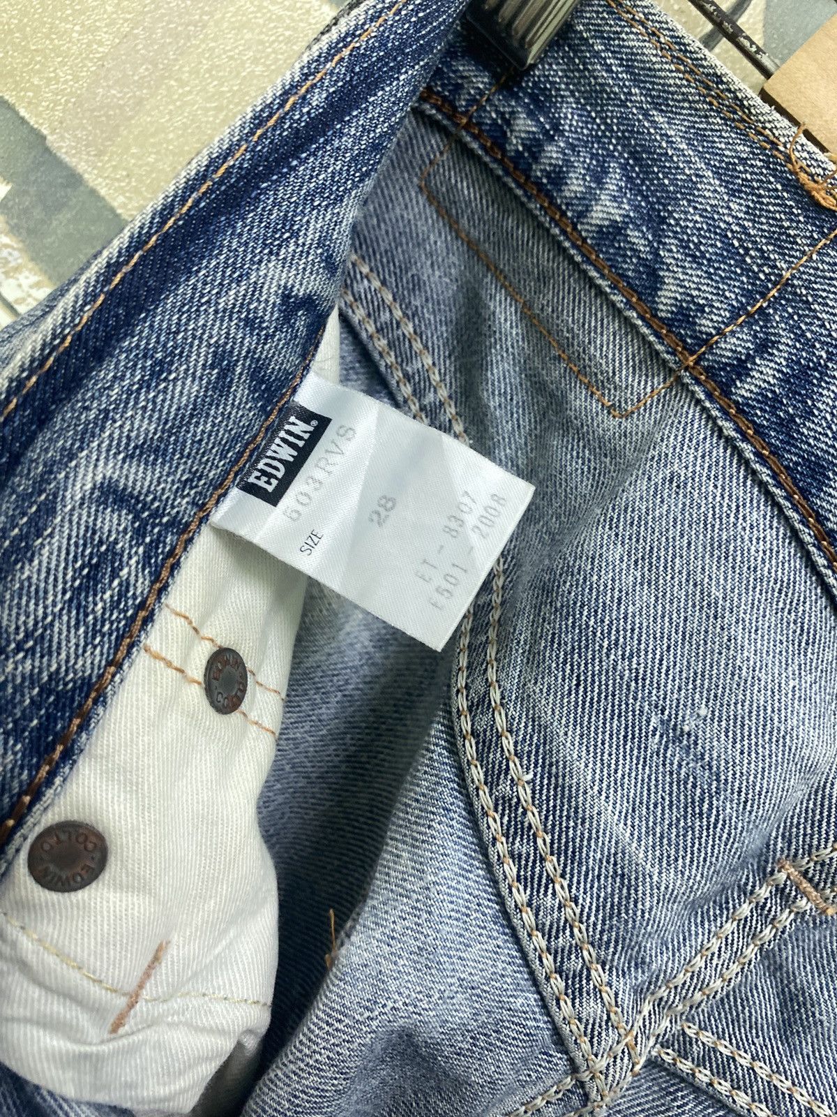 Vintage EDWIN Extra Extreme Thrashed Denim - 15