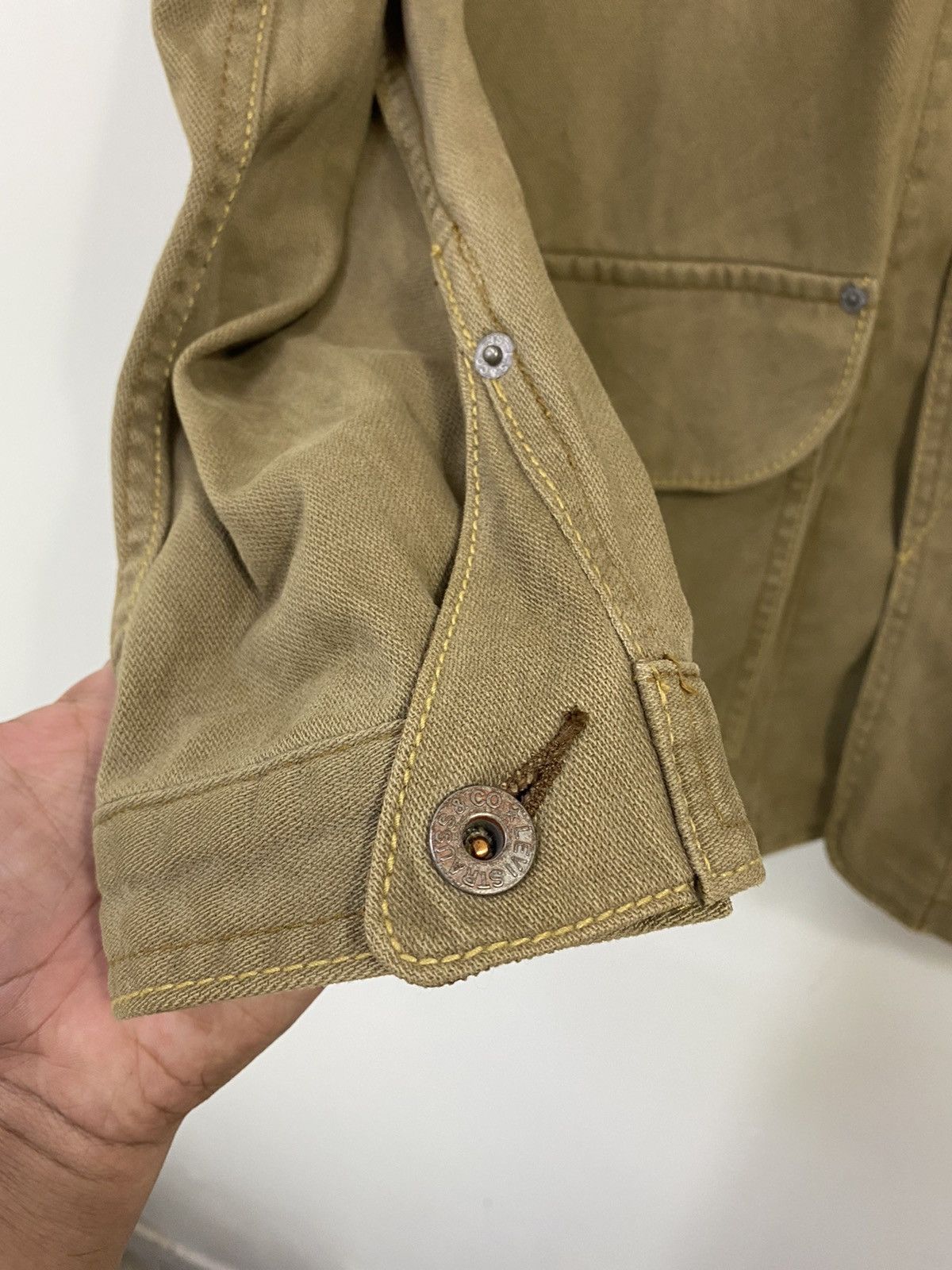 Vintage Levi’s Chore Jacket Design 3 Pocket Nice Design - 8