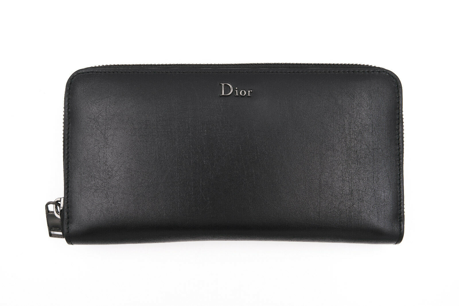 Dior Homme Black Leather Zip Wallet From 'SCUFF' Collection - 2