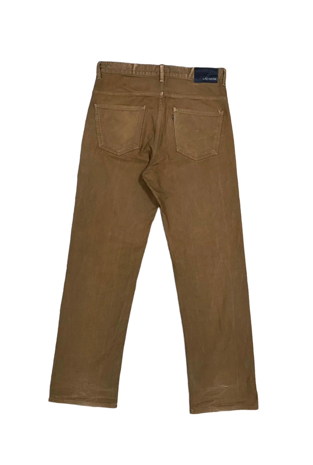 Lad Musician Brown Straight Cup Jeans Made In Japan - 3