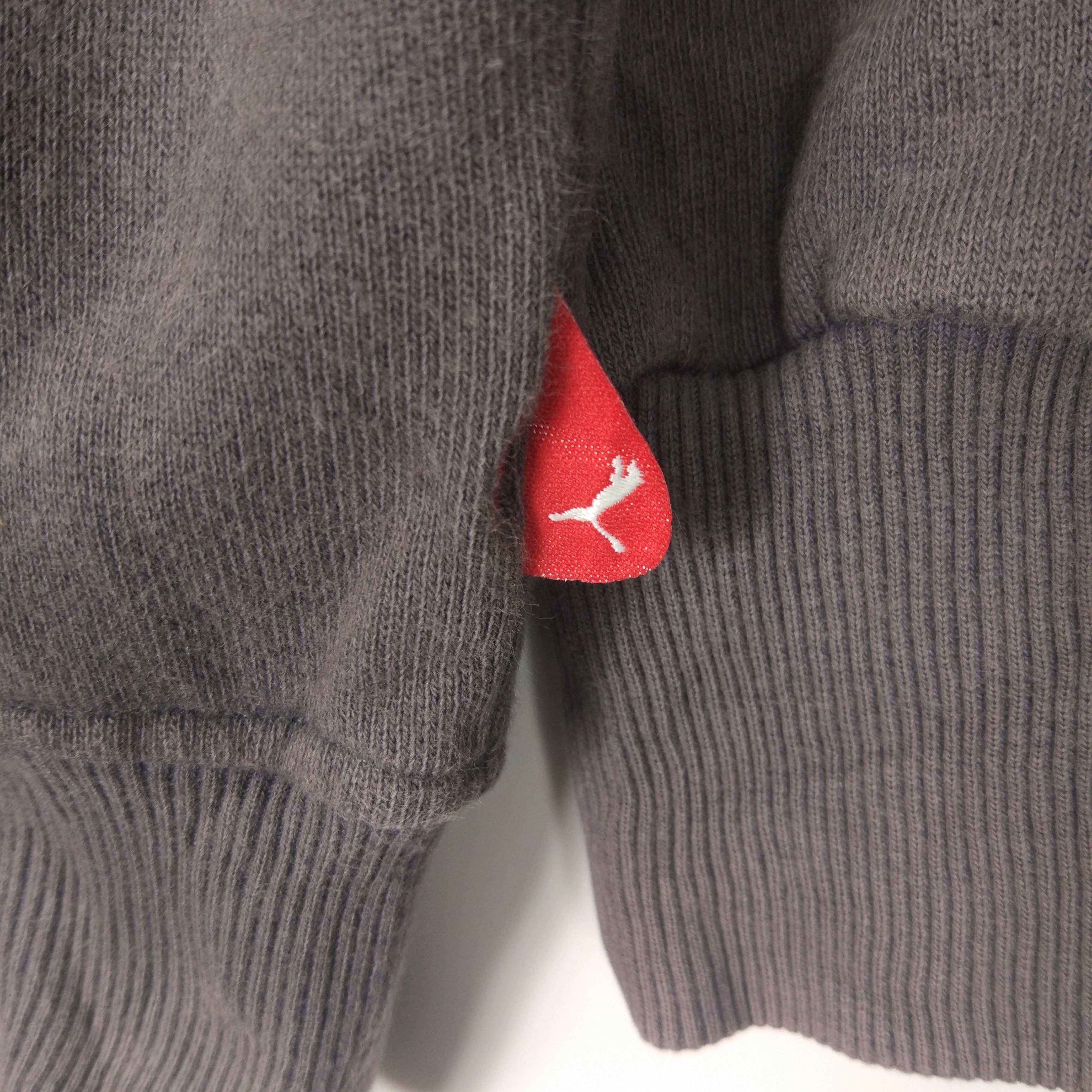 PUMA Embroidery Big Logo Zip Up Jumper Sweatshirt - 9