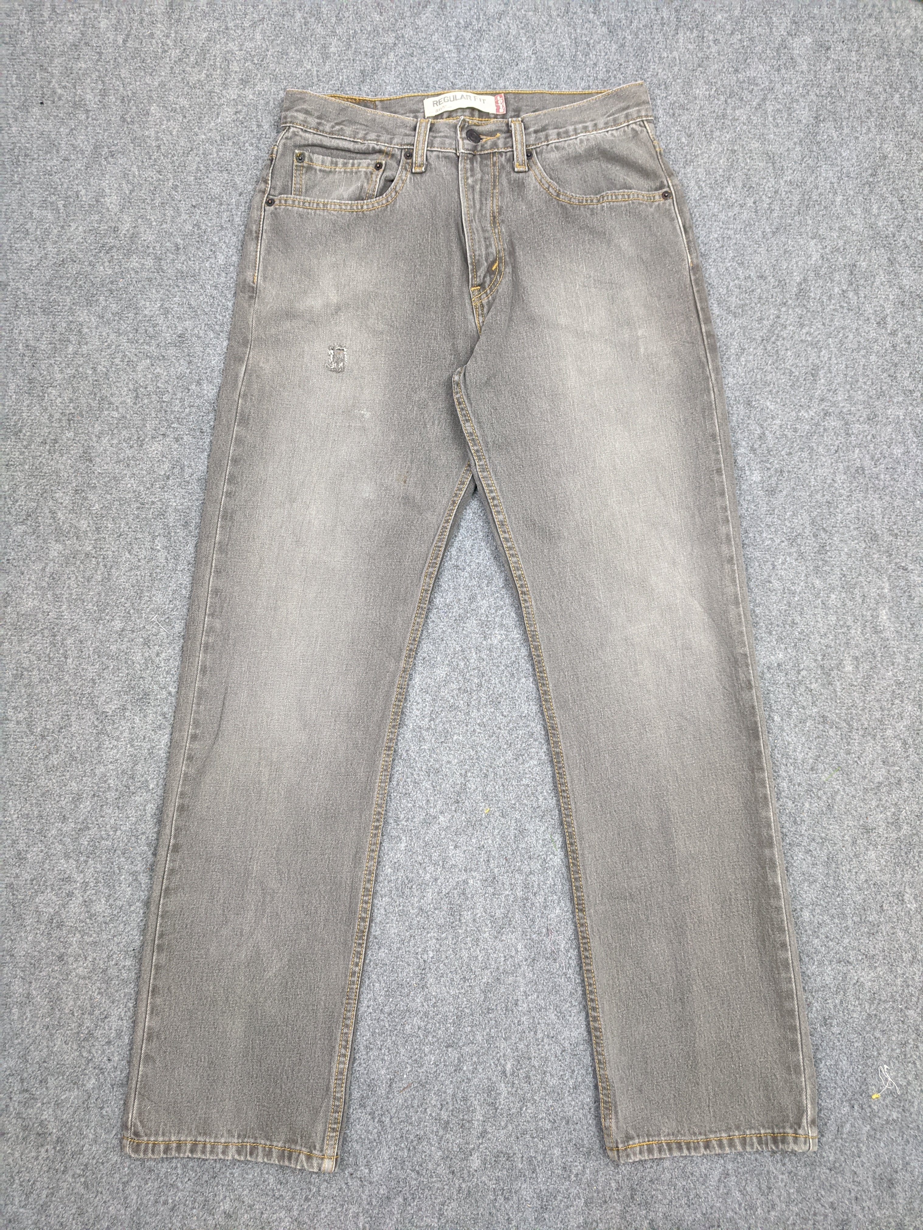 Vintage - Vintage Sun Faded Black Levis 505 Jeans - 1