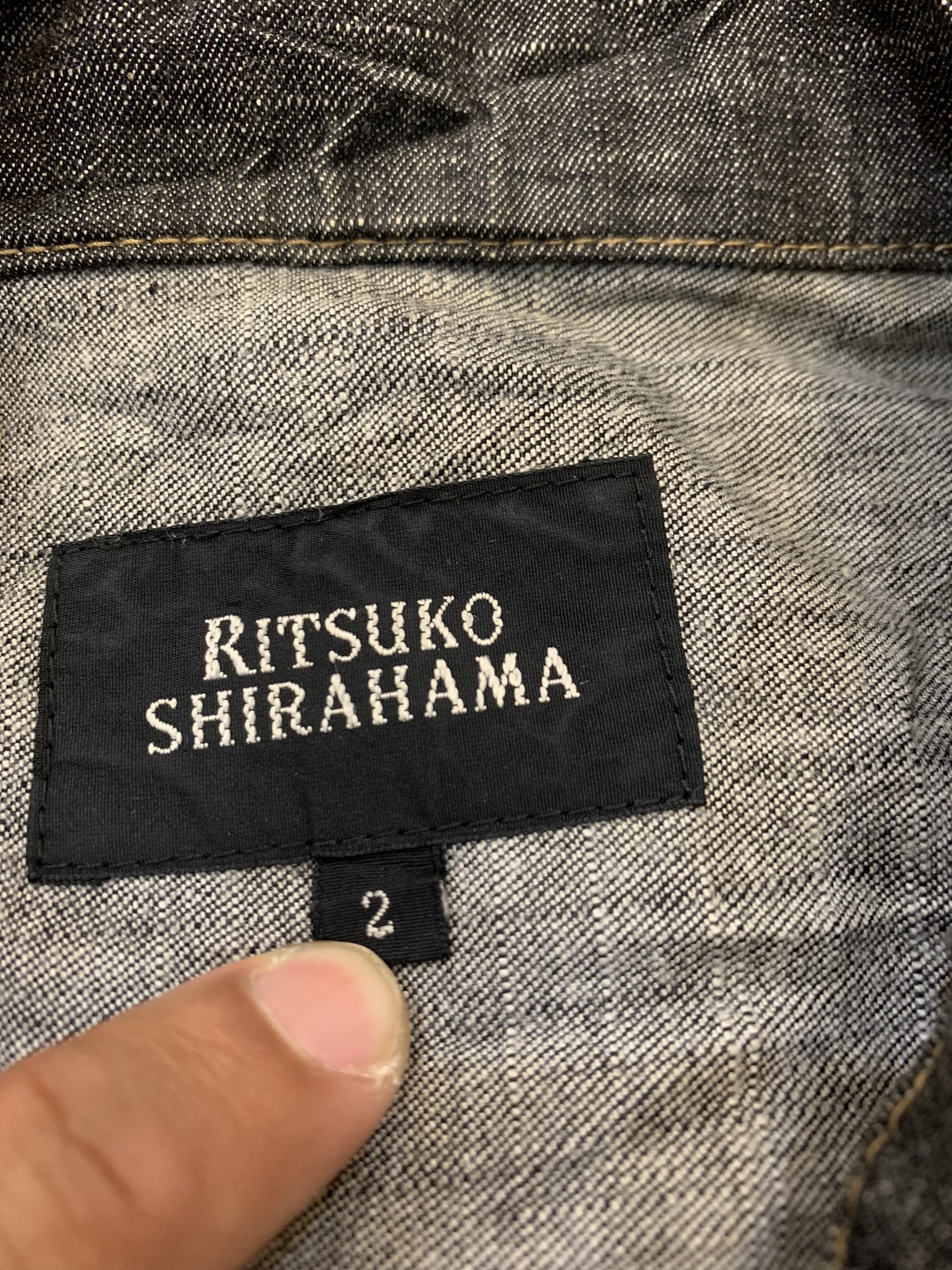 Vintage - RARE 🔥 Ritsuko shirahama black denim vest - 4