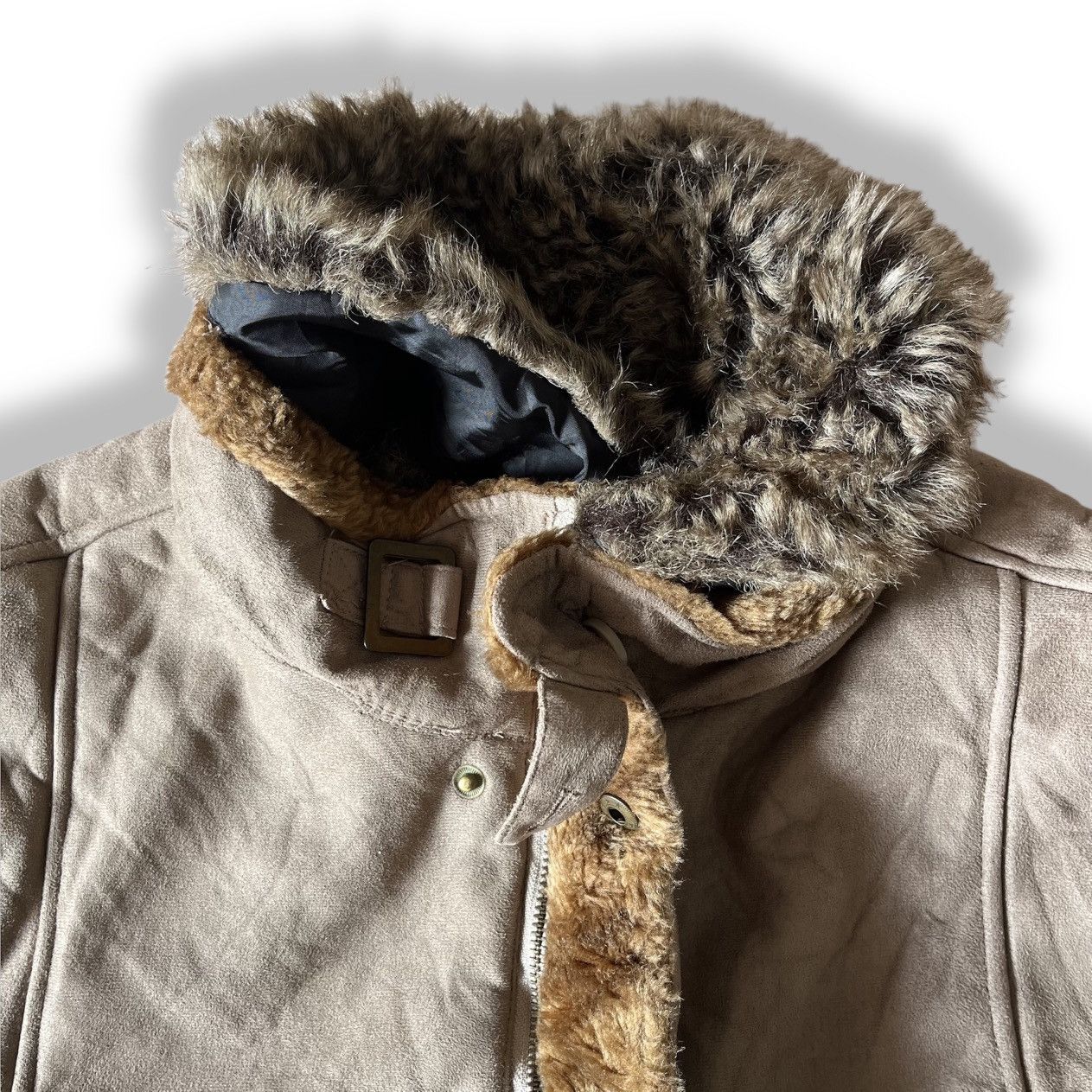 Vintage - Original Handmade Jacket Baffy B3 Type With Fur - 18