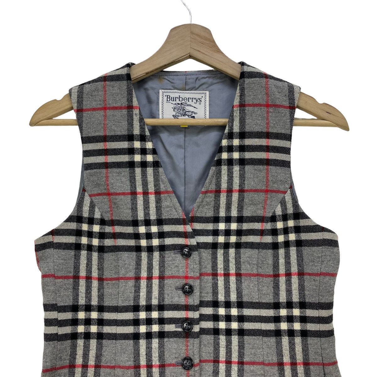 🤝Burberry Nova Check Vest Jacket - 5