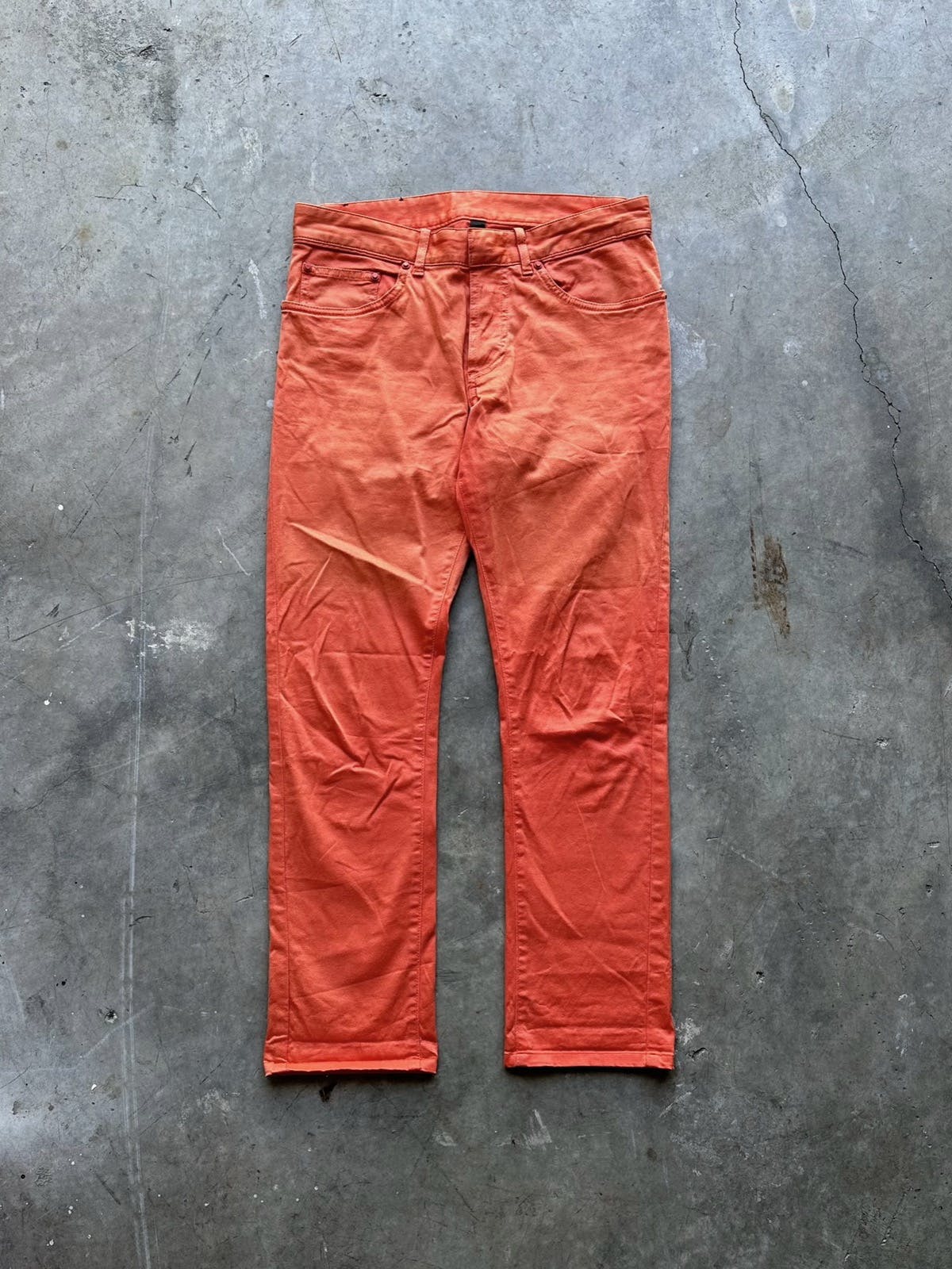 Balenciaga cheap pants orange