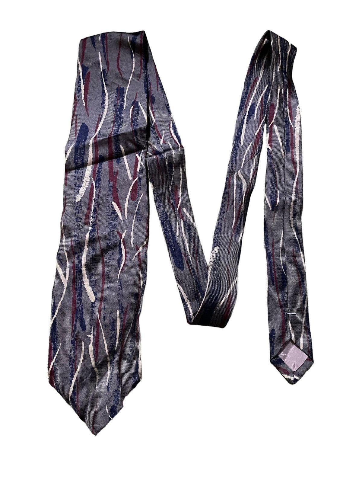 Vintage Issey Miyake Design Studio Silk Necktie - 1