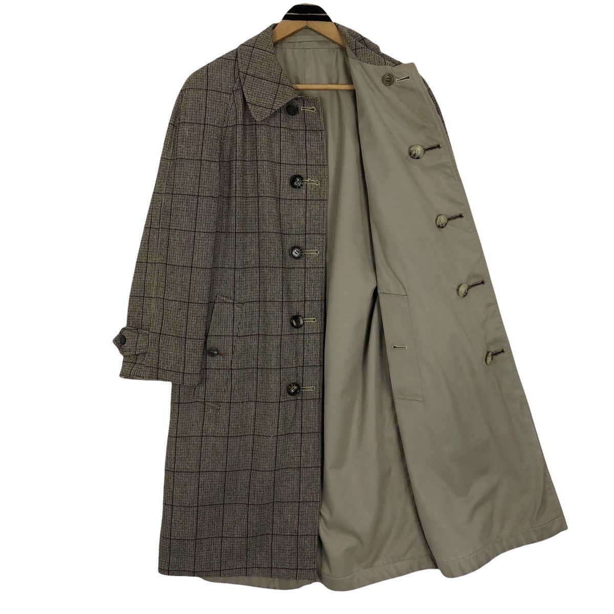 Vintage Burberrys Of London Reversible Car Coat Trench Coat - 15