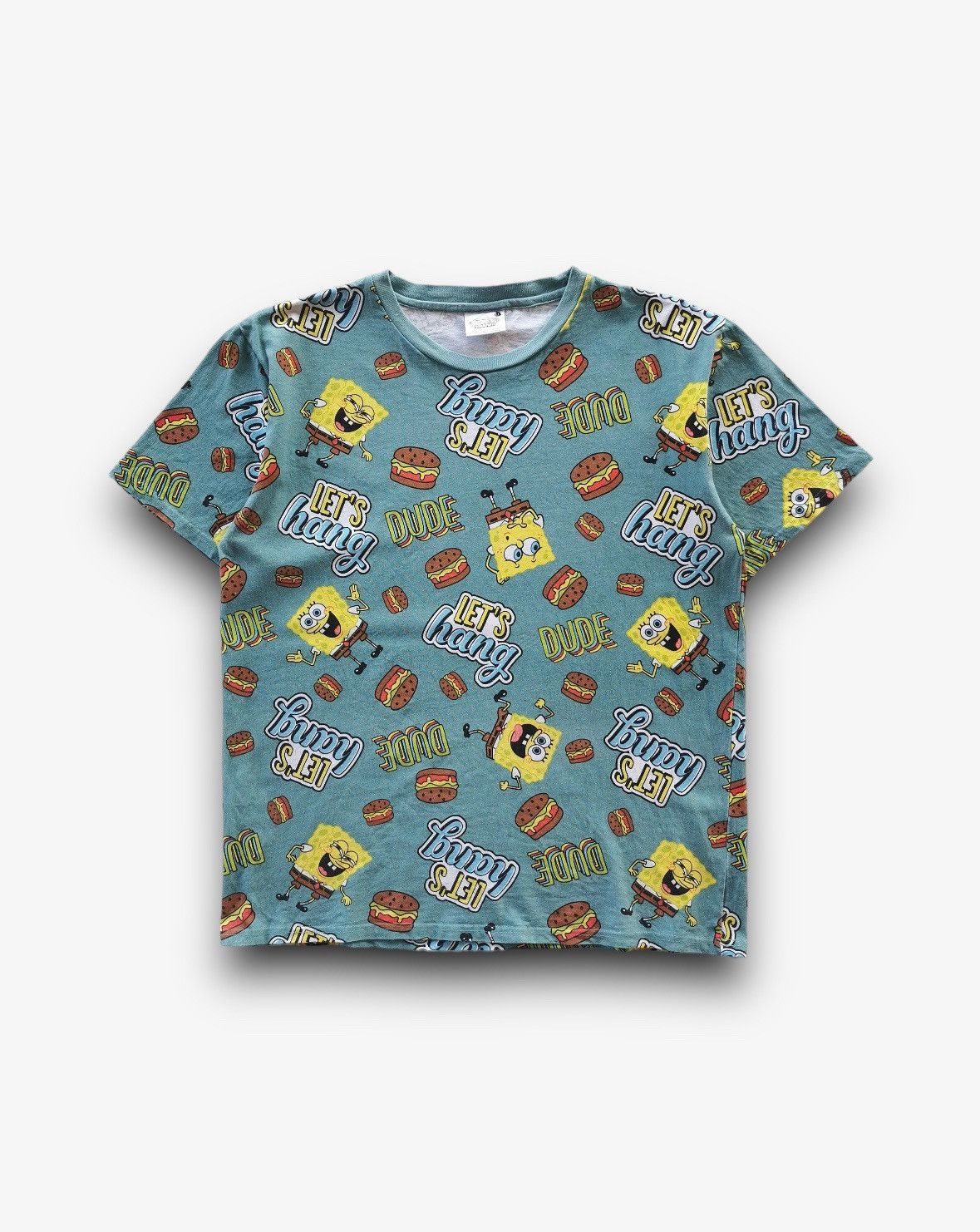 Spongebob Squarepants Cartoon Full Print Tshirt - 1