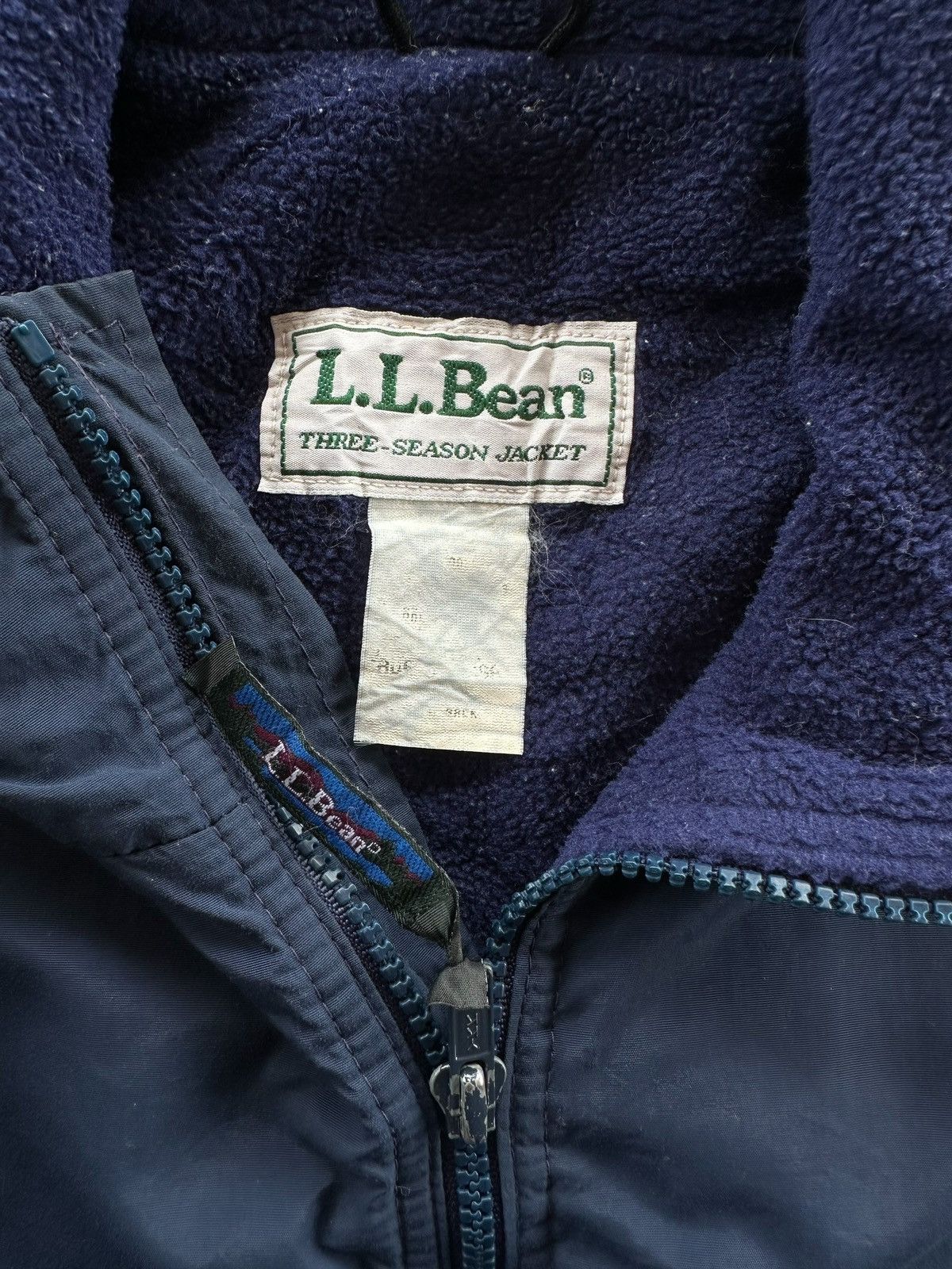 Vintage LL Bean Three Seasons Full Zip Jacket - 12