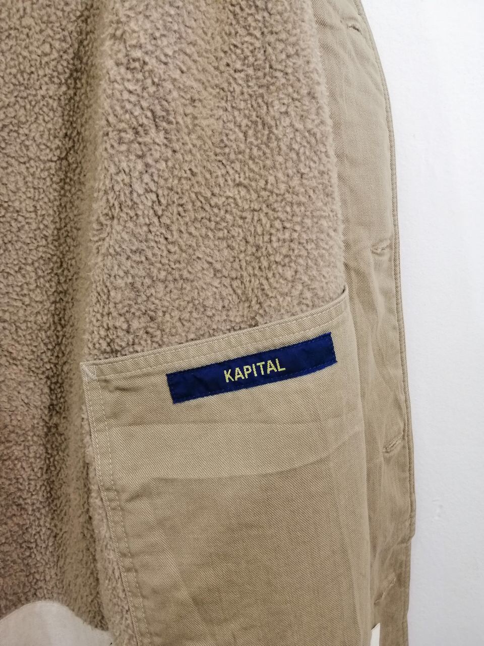 Kapital Patchwork Parka Rare Design Kapital Boro Navy Button - 5