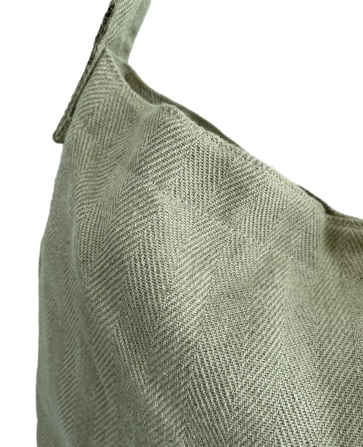 Vintage - Thread-line Tokyo Canvas Flat Shoulder Bag - 4