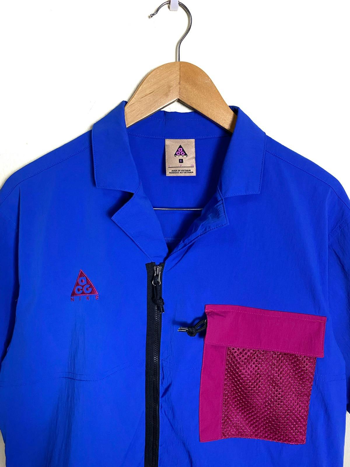 Nike ACG Camp Collar Mesh Zip Up Shirt Jacket - 2