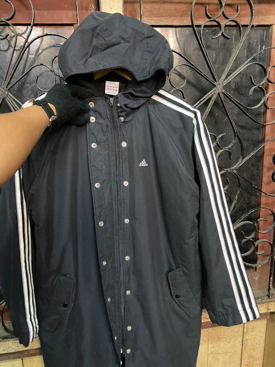 ADIDAS STRIPE PADDED PARKA - 6