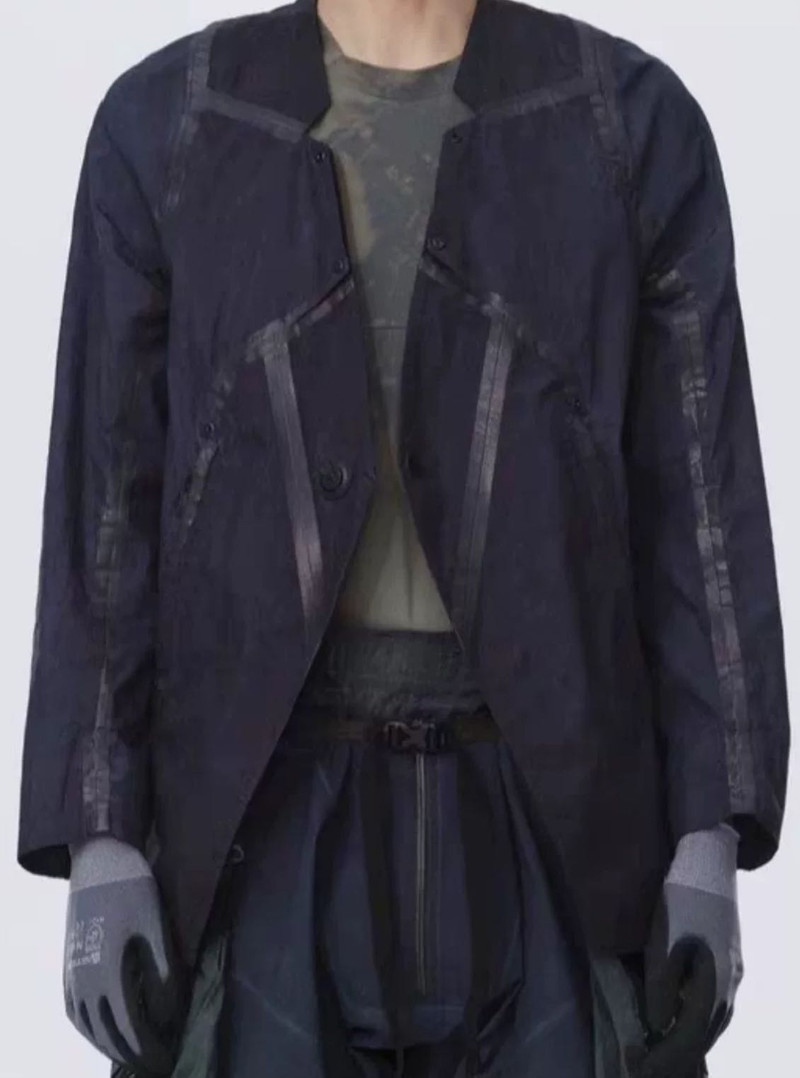 eccaf / carbon geo-blazer size M - 1