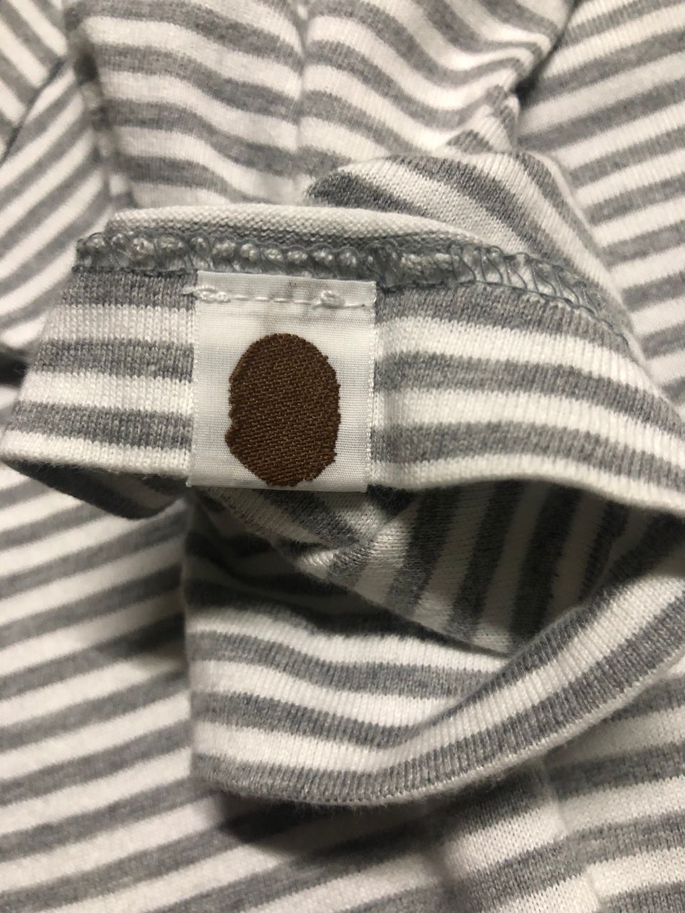 Vintage A Bathing Ape General Stripe Pocket Tee Small Logo - 13