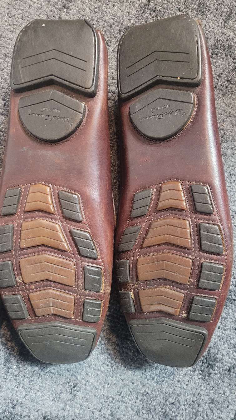 Salvatore Ferragamo Brown Leather Loafers - 7
