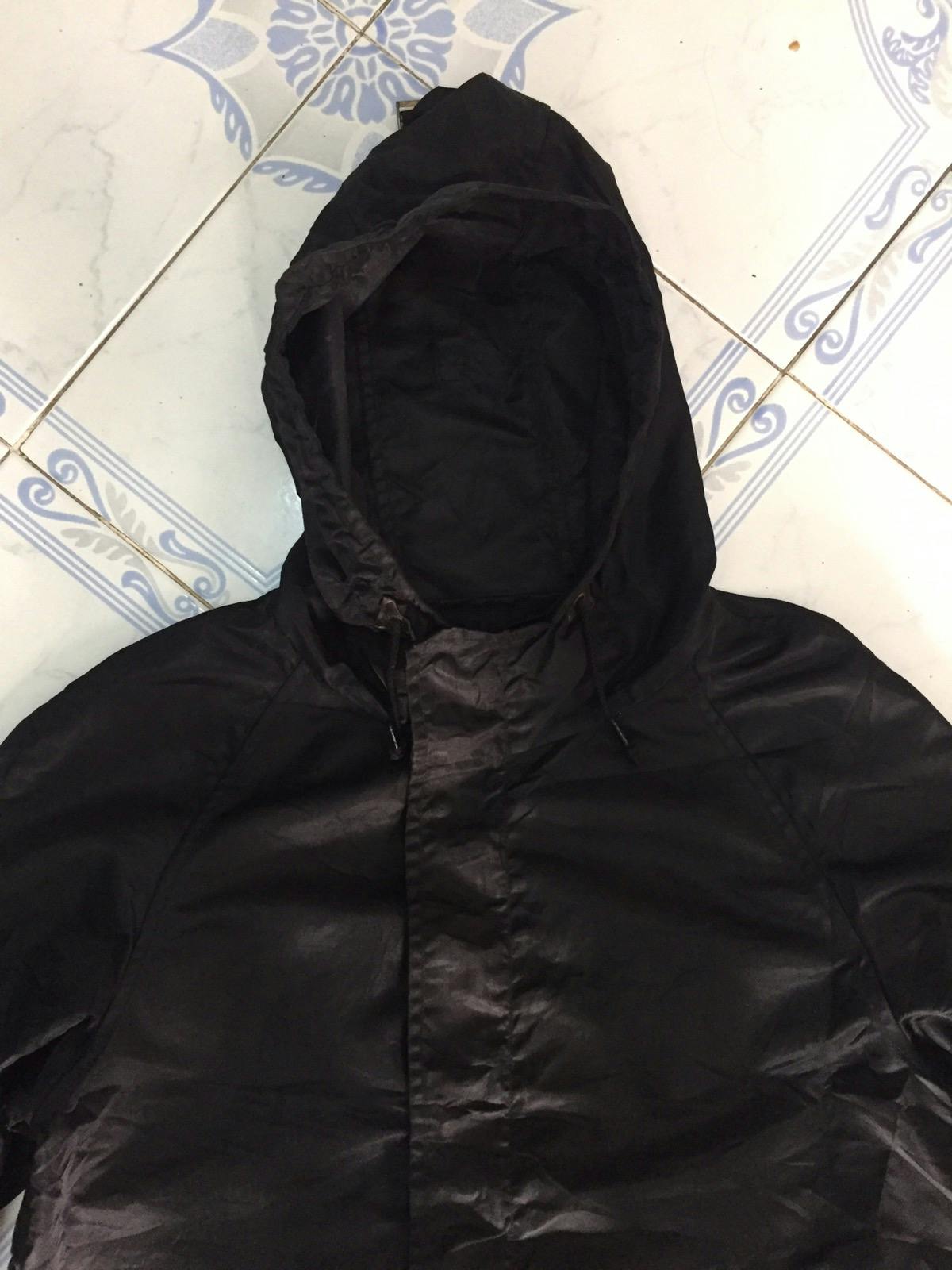 Nylon Schott combat type jacket cap hoodie - 5
