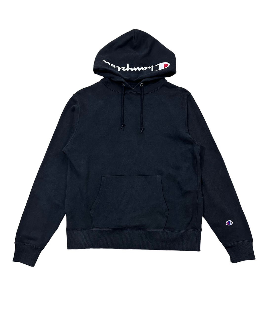 RARE‼️CHAMPION AUTHENTIC HOOD EMBROIDERY LOGO HOODIES - 1