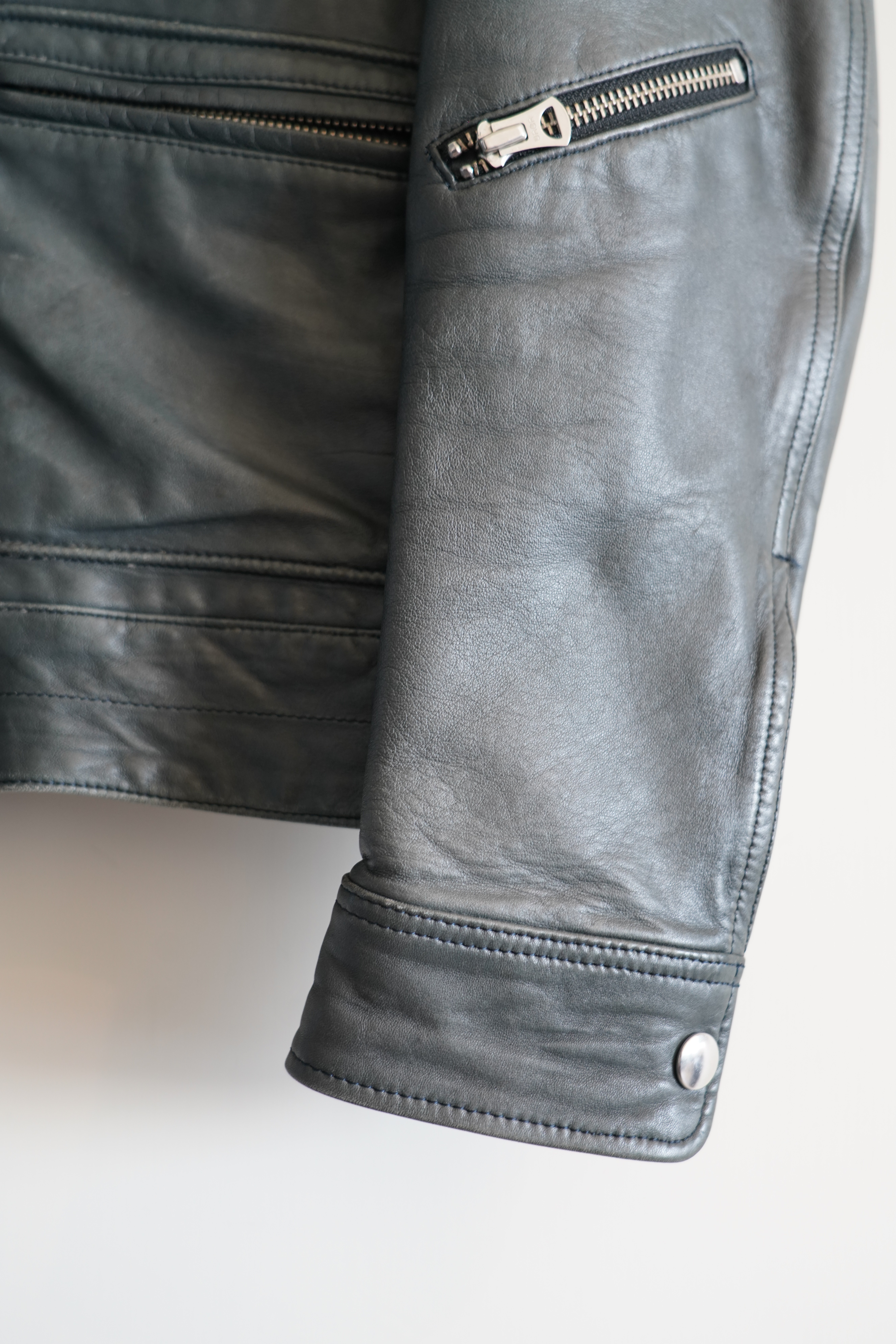 SS08 Lambskin Leather Jacket - 4