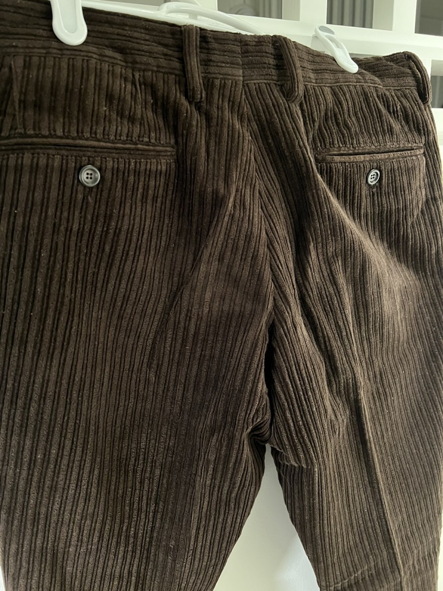 Curduroy pants -Chocolate Brown - 10