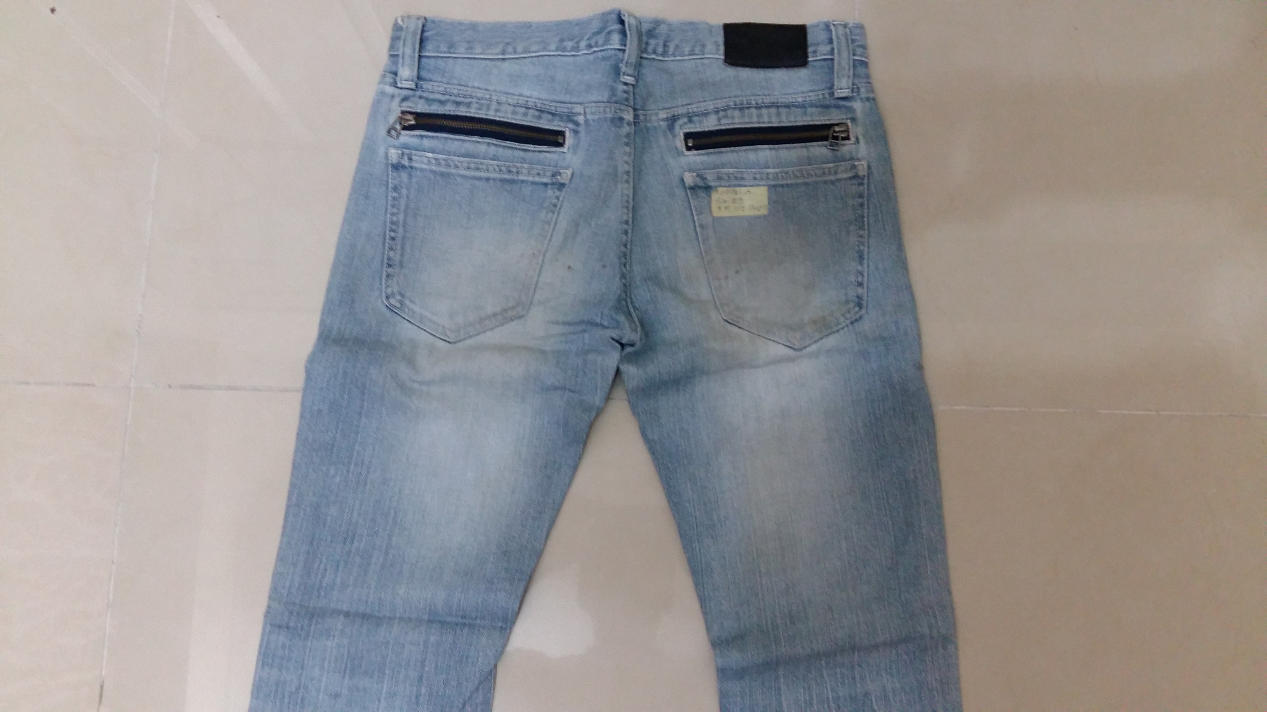 Uniqlo - uniqlo zippers jeans slim - 1