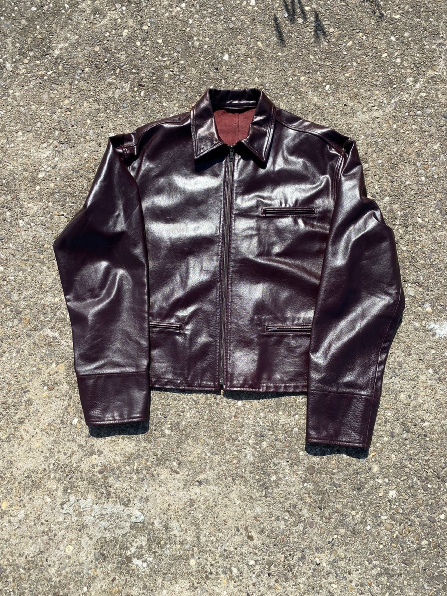 Jil sander leather blouse jacket - 1