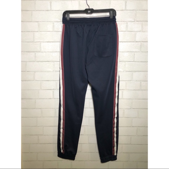 Vintage Havana Navy Side Stripe Track Pants - 5