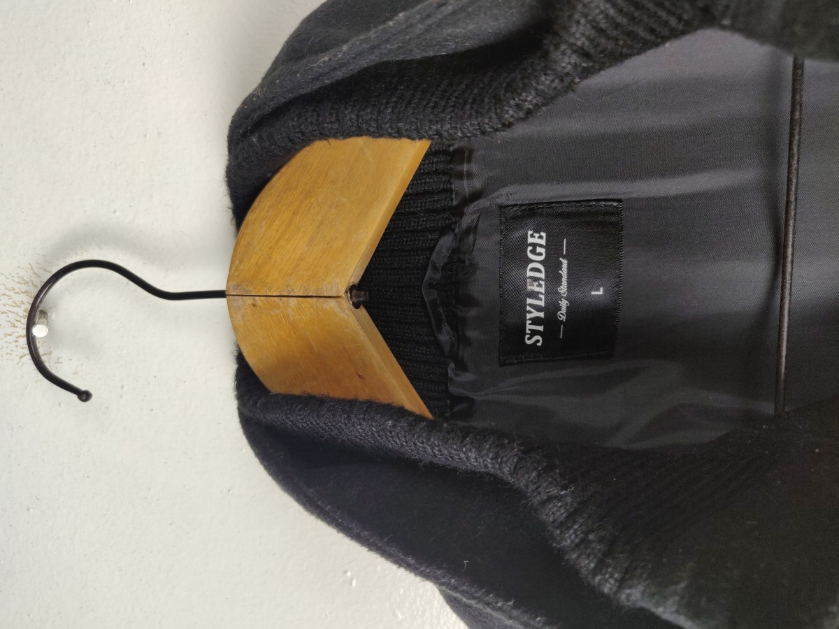 Japanese Brand - Styledge Japan Plain Jacket Tops Streetwear - 7