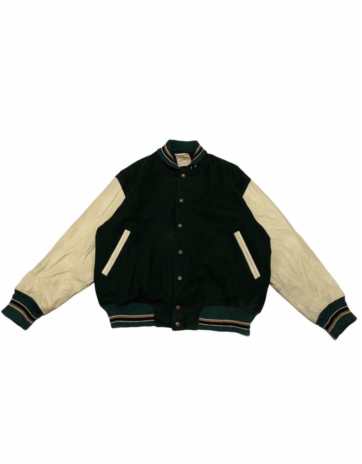 Vintage - VJ15 Altelier Of SAB Big Logo Varsity Jacket - 3