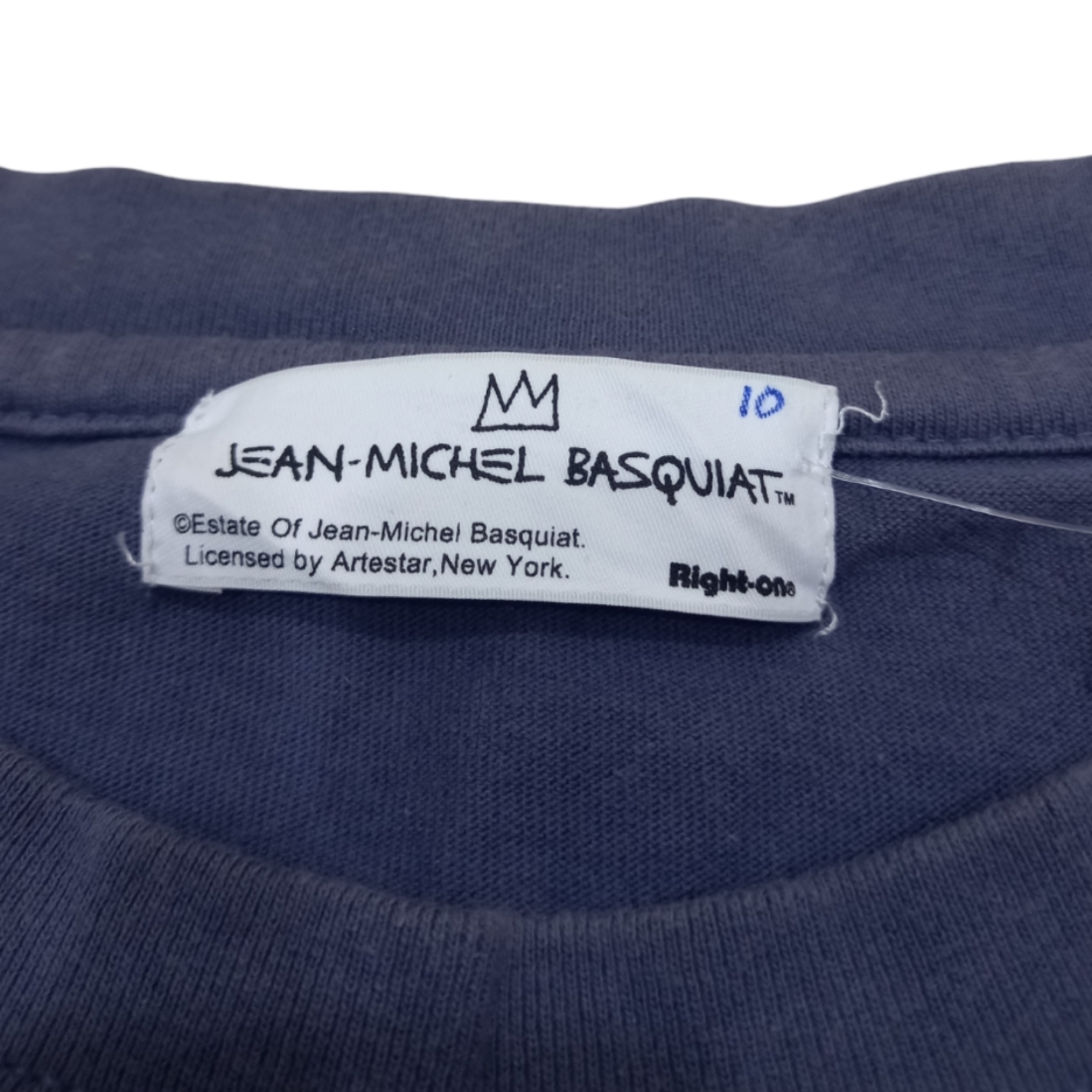 Vintage Jean Michel Basquiat Sugar Ray Robinson Backhit L/S - 5