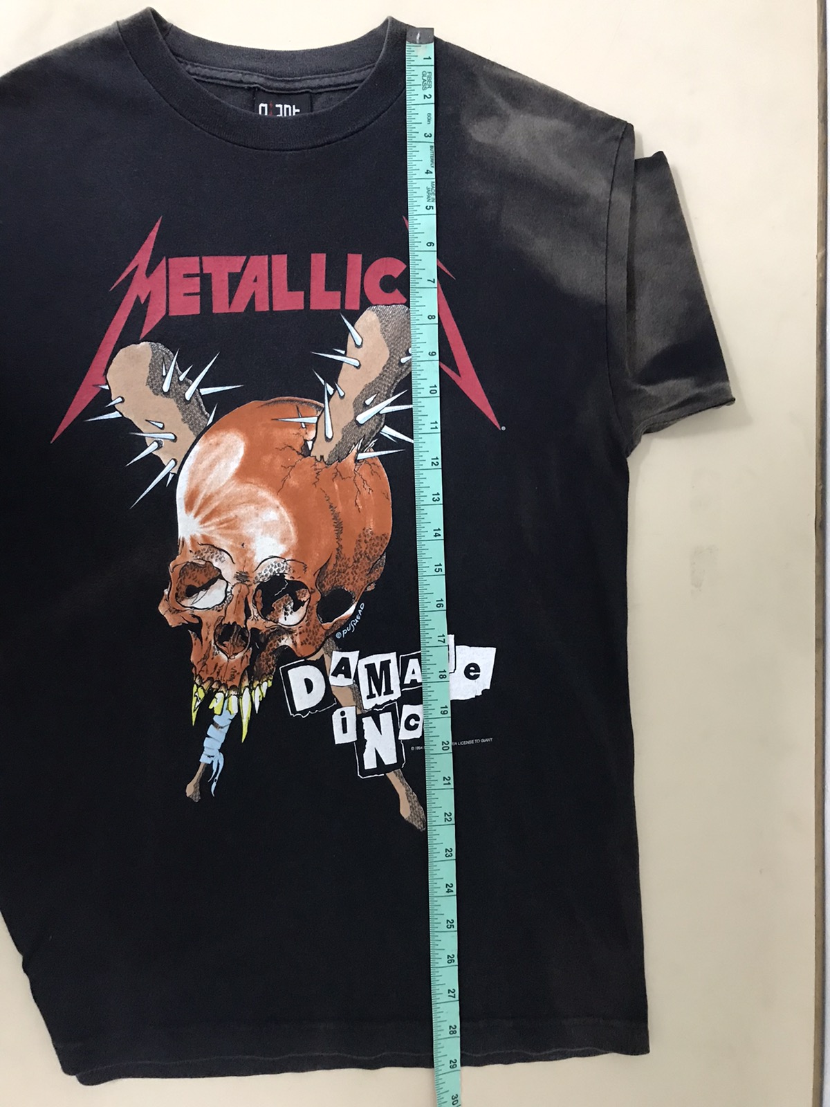 Vintage - Vintage Metallica Damage Inc. Pushead Sundfaded Tee - 14