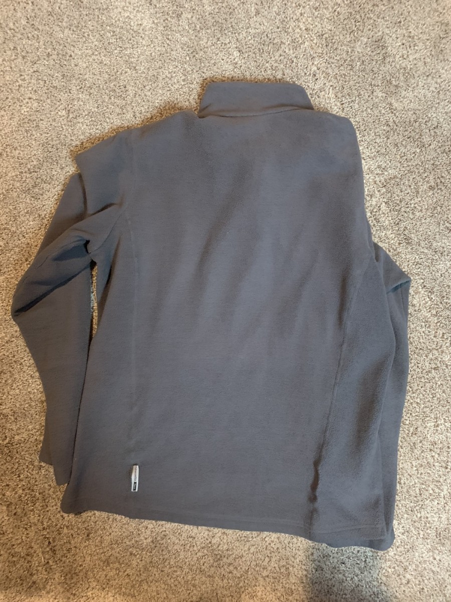 grey quarter zip fleece sweatshirt - 2