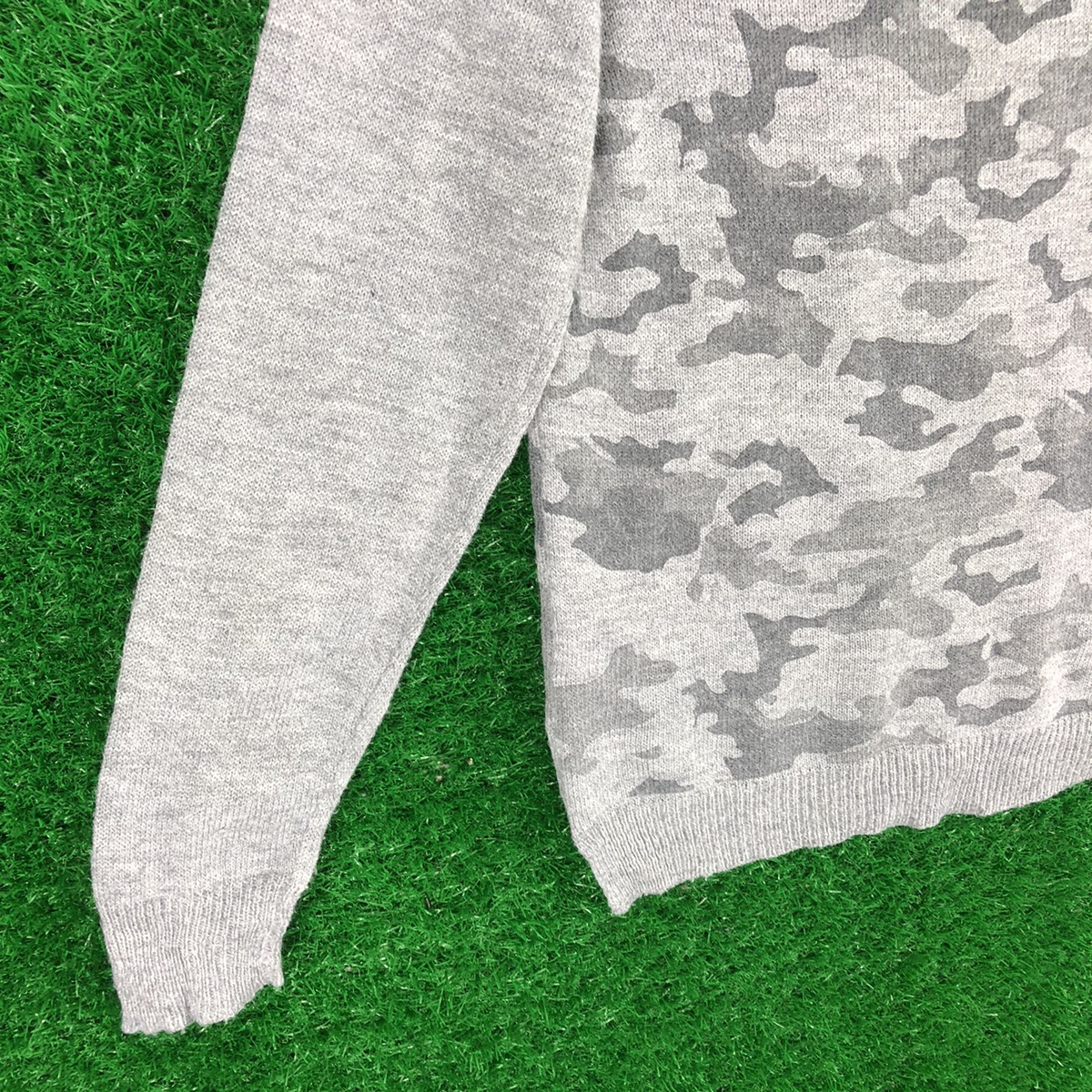 Japanese Brand - Abahouse Camo Knit Sweater - 6