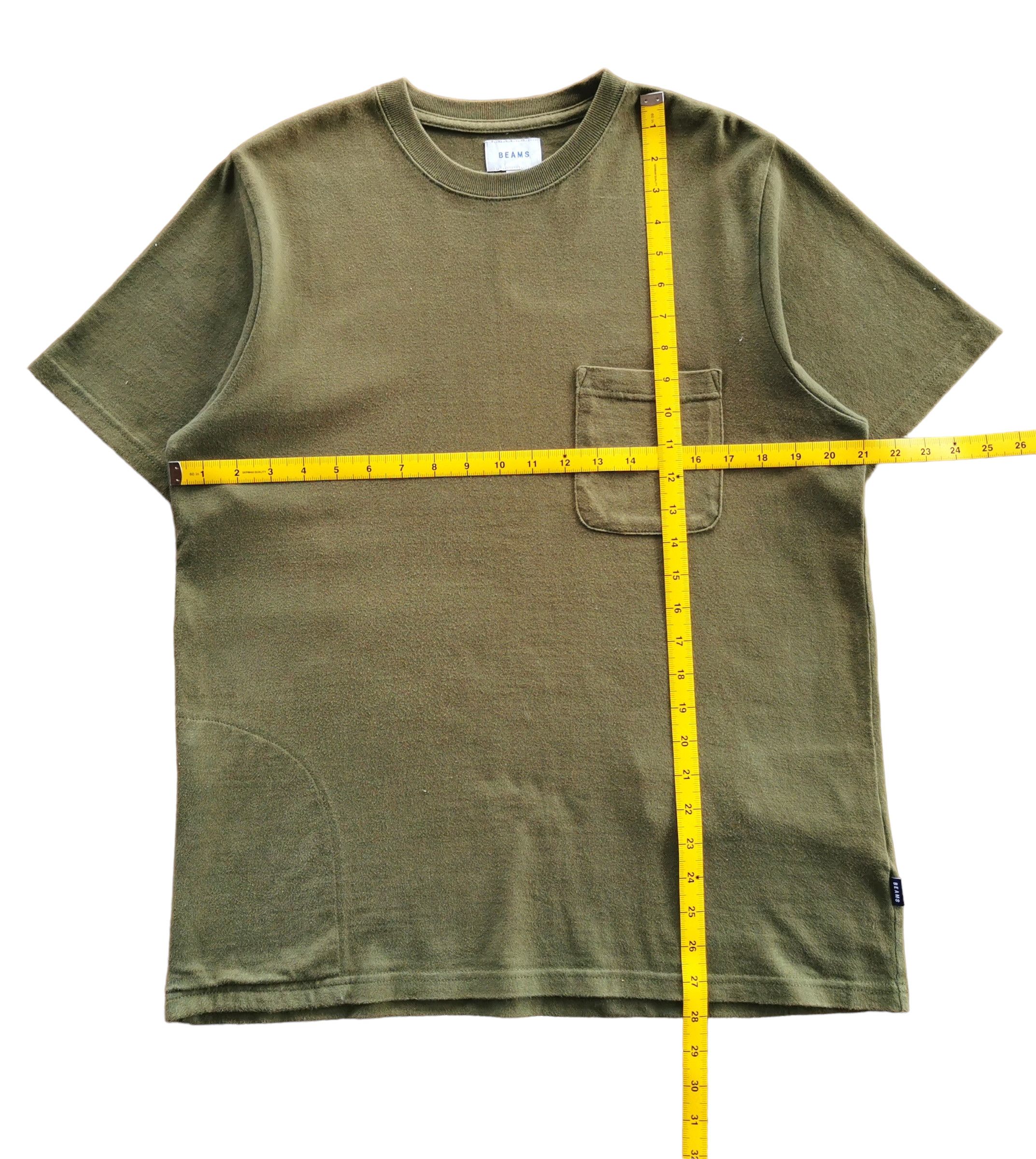 Beams 3 Pockets Green Tshirt - 9