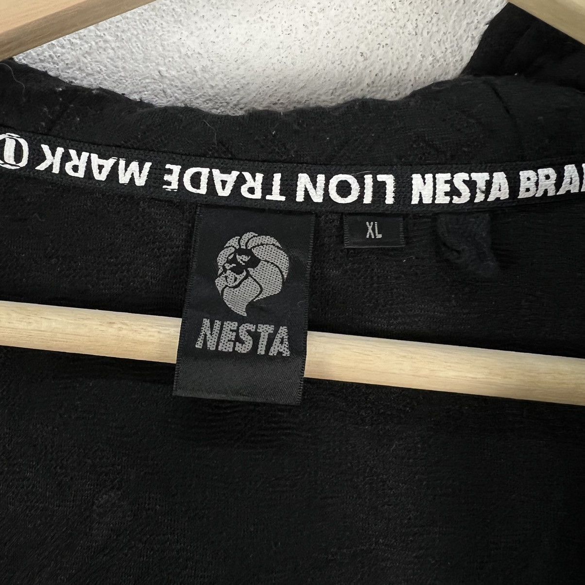 Japanese Brand - RARE BLACK HOODIE NESTA RARE DESIGN - 13