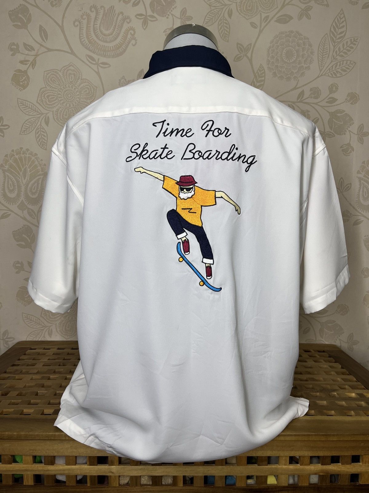 Vintage Powell Peralta Naive Magic Skate Satin Shirt - 3