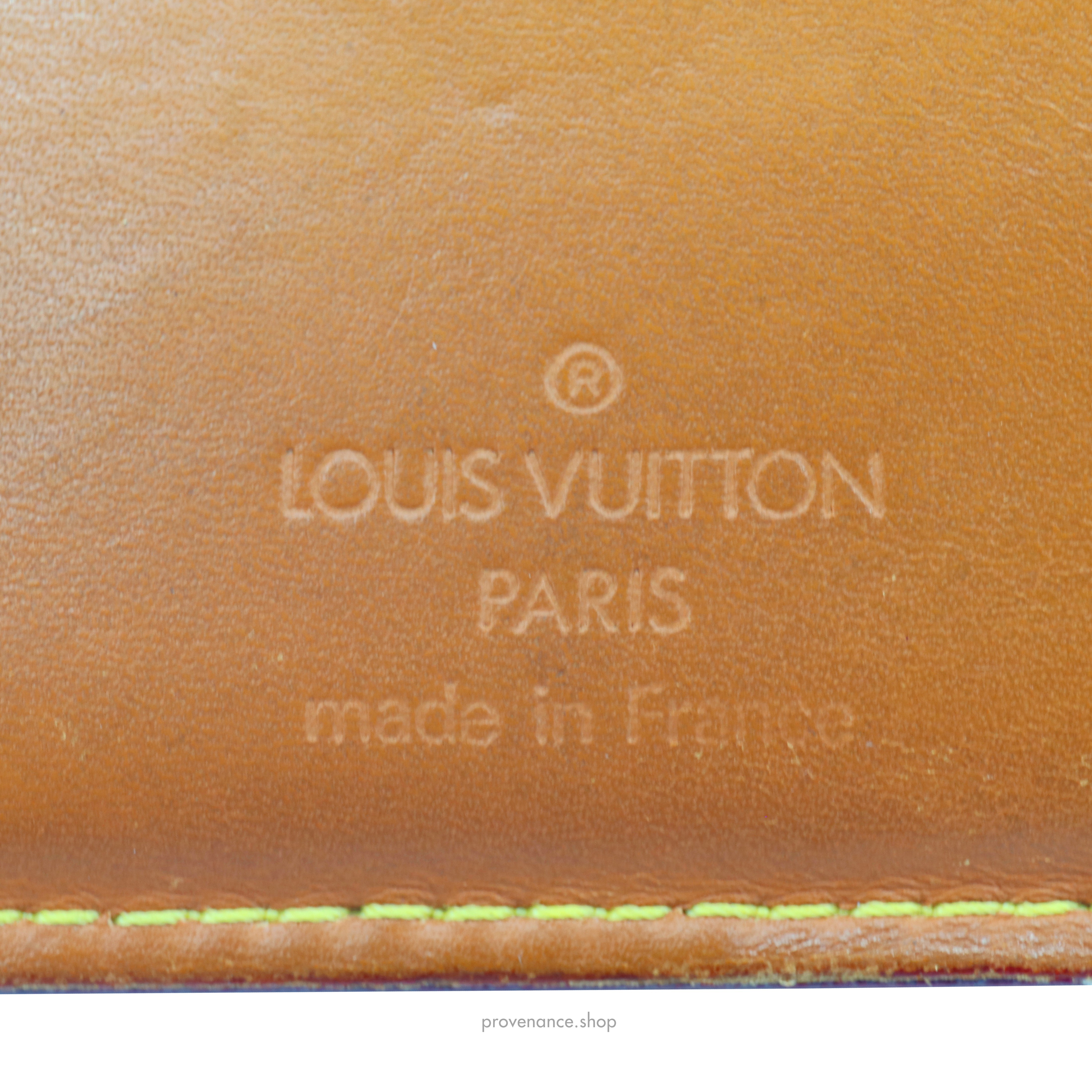 Louis Vuitton Orange Nomade Leather Marco Wallet Louis Vuitton