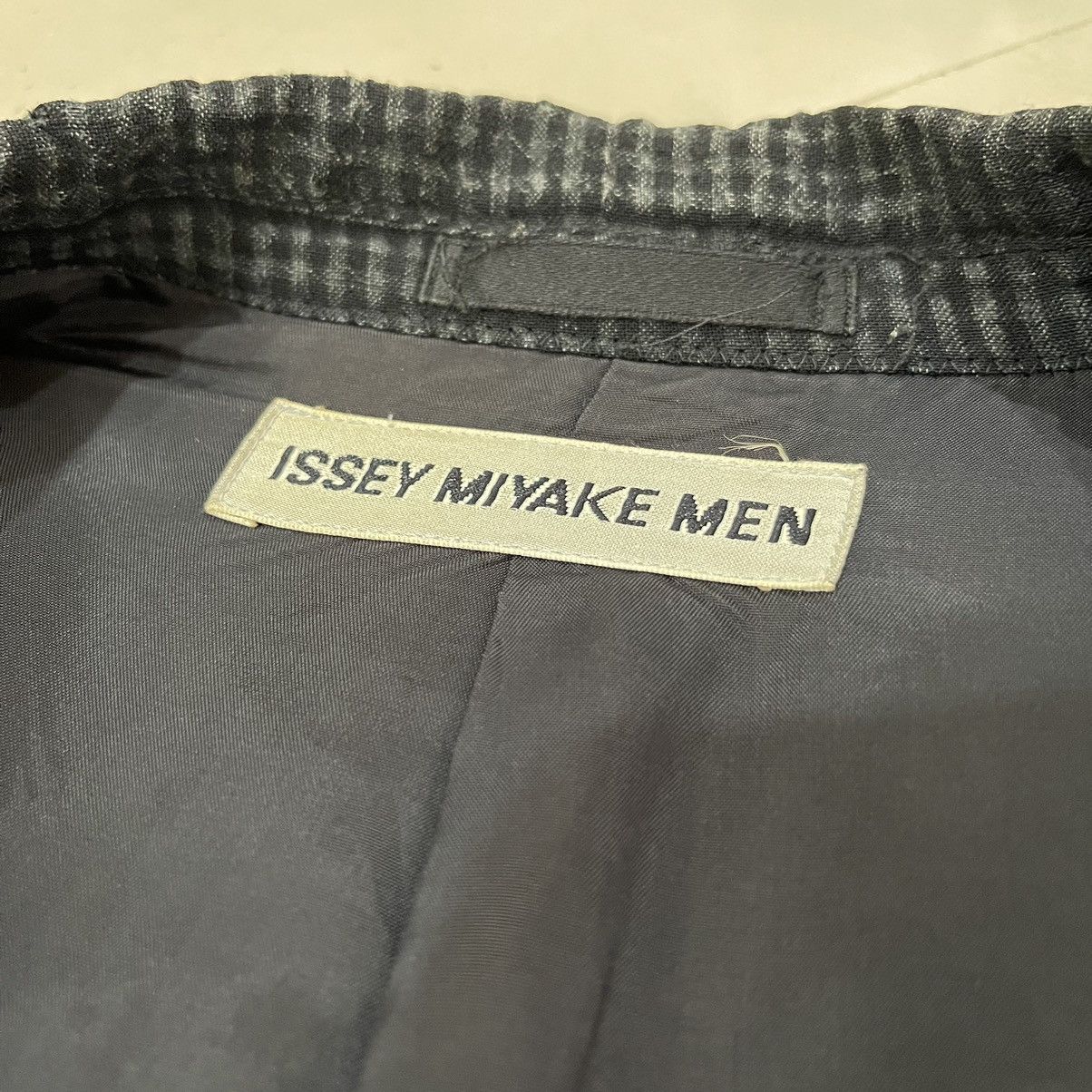 🔥Vintage Issey Miyake Men Gingham Button Jacket - 12