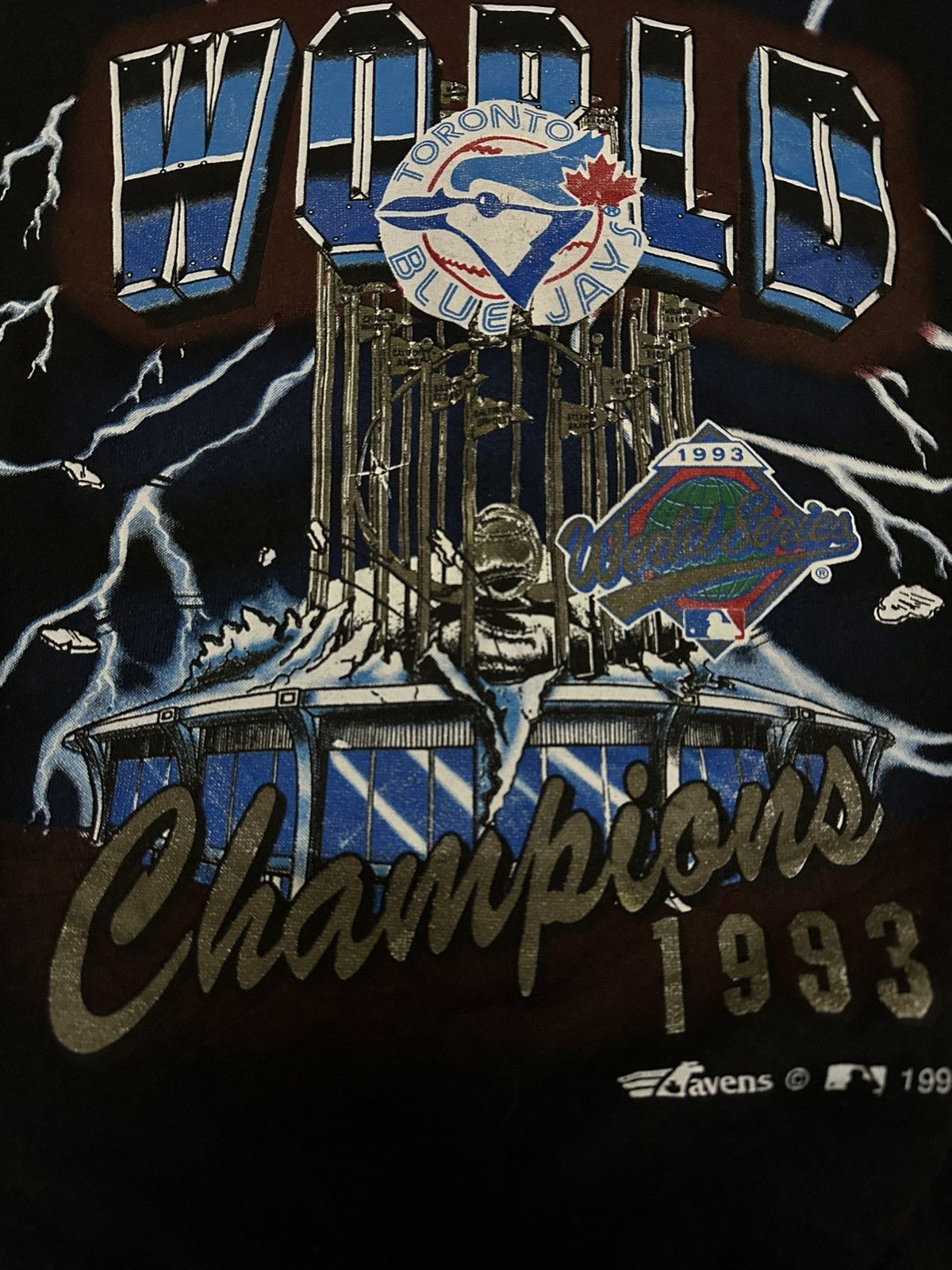 Vintage 90’s Toronto Blue Jays World Championship 1993 - 3