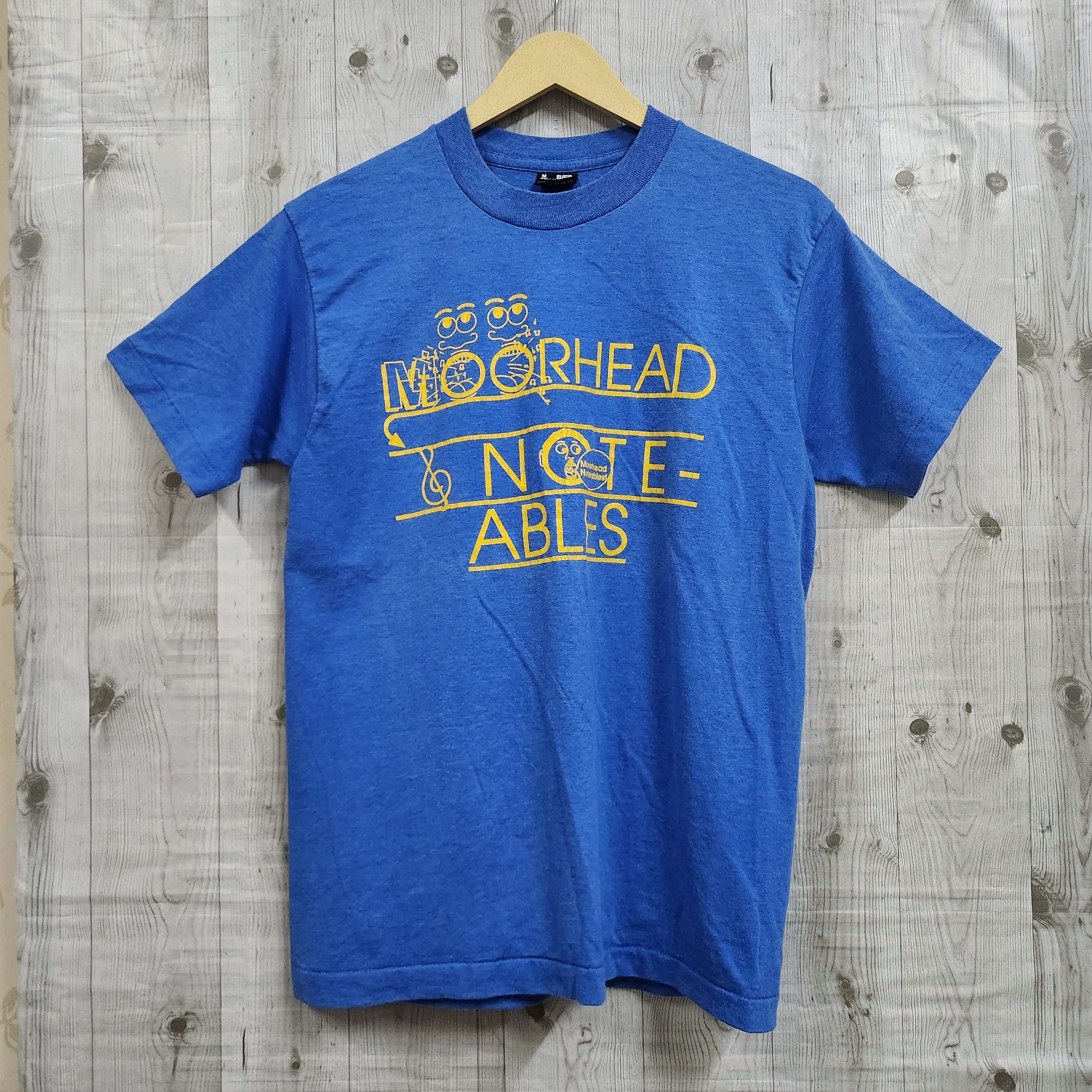 Vintage Moorhead Noteables TShirt Single Stitches - 1