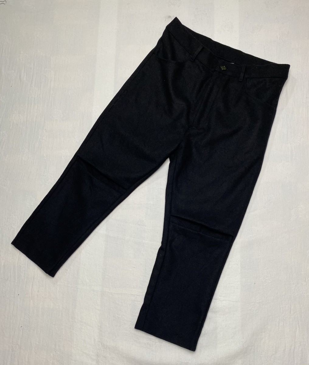 Basisbroek - Basisbroek Wool Cropped Pants Belgium Made Products - 10