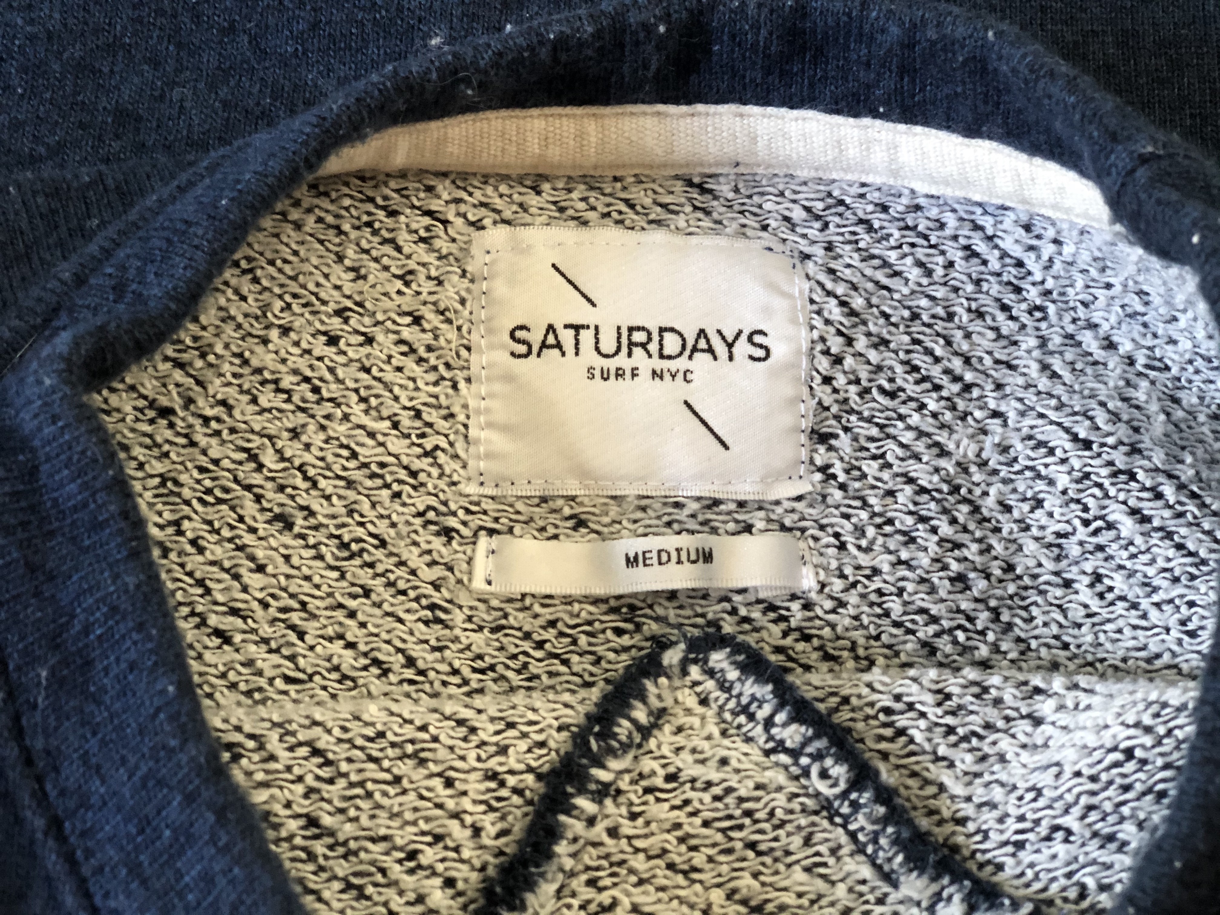 Saturdays Surf Nyc - WOOL & COTTON 50/50 BLEND CREW NECK - 3