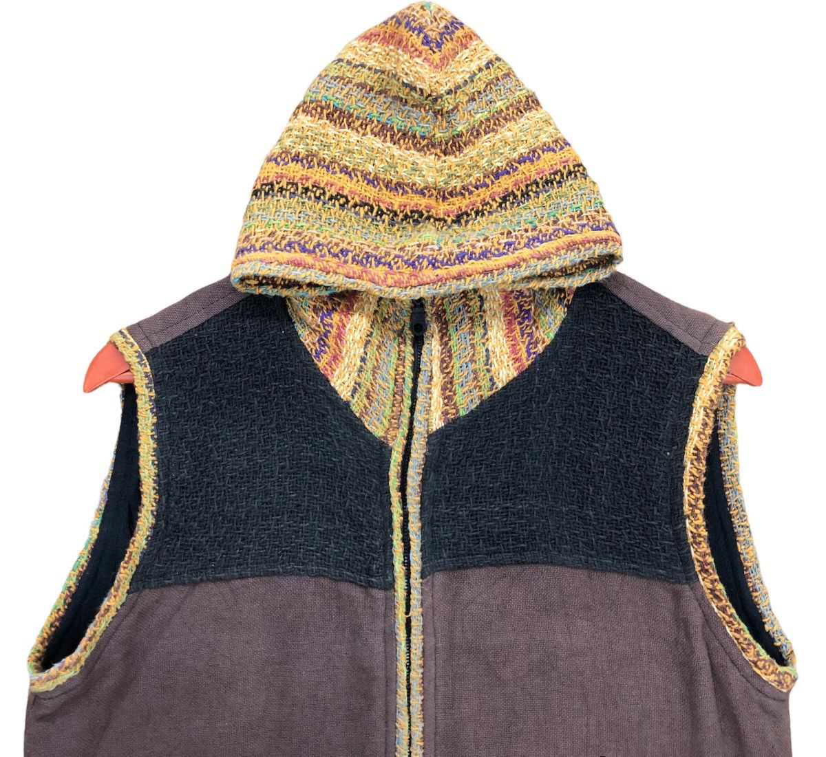 Vintage - Native Knit Hoodie Sleeveless - 4