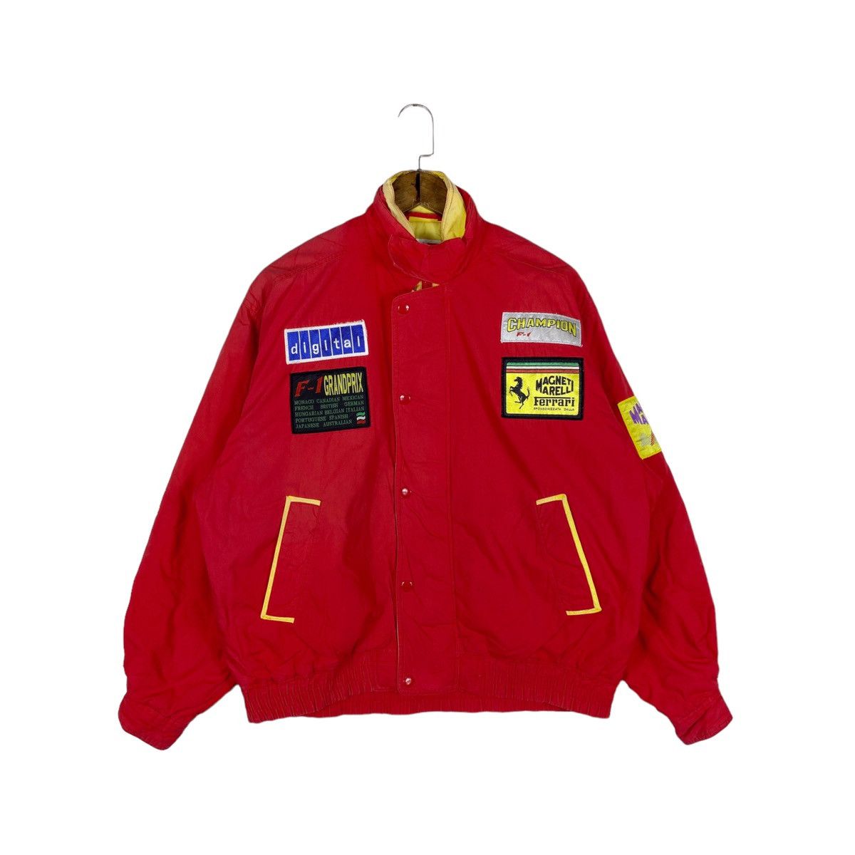 Vintage 90s Magneti Marelli Ferrari Bomber Jacket - 1