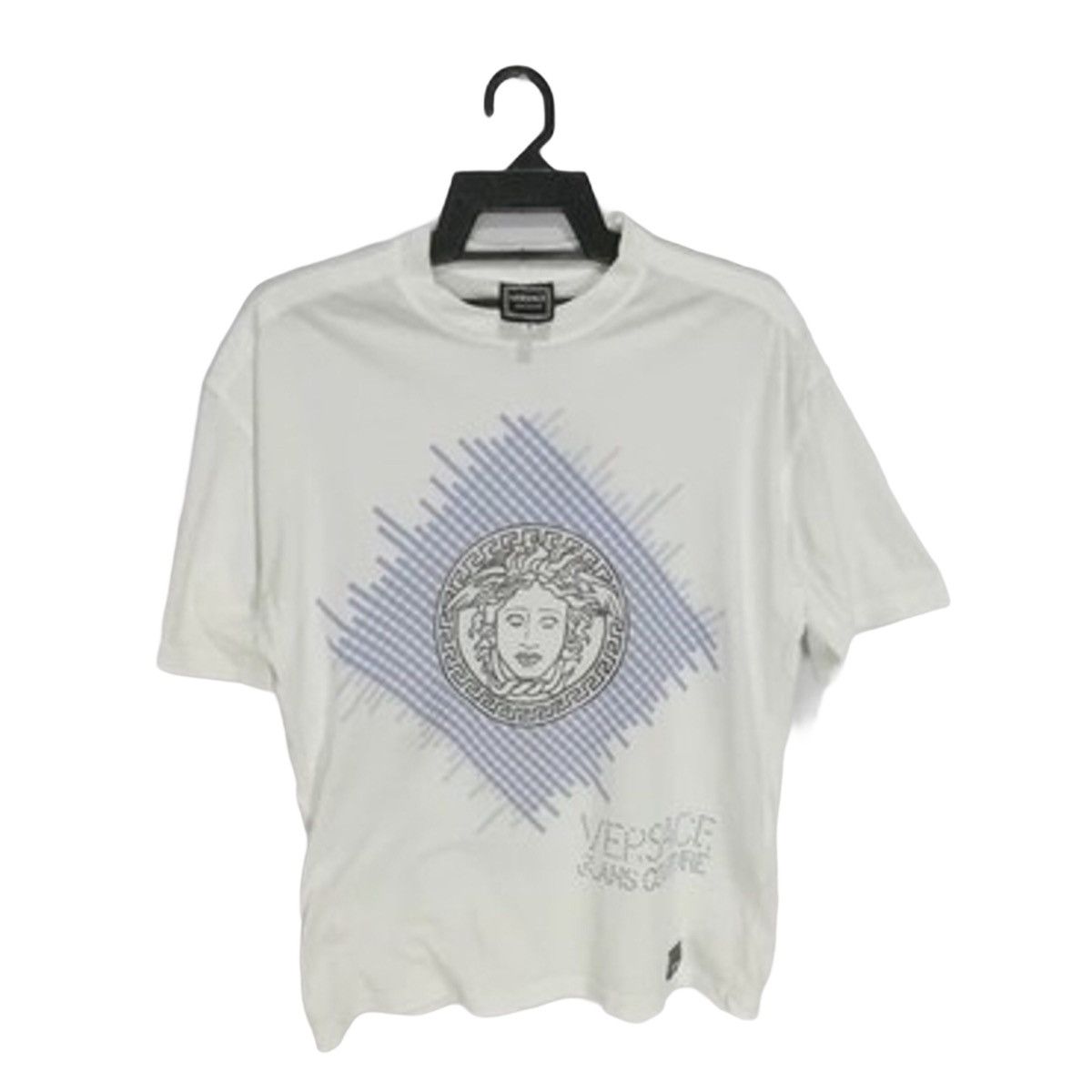 versace t-shirt big medusa bling logo - 1