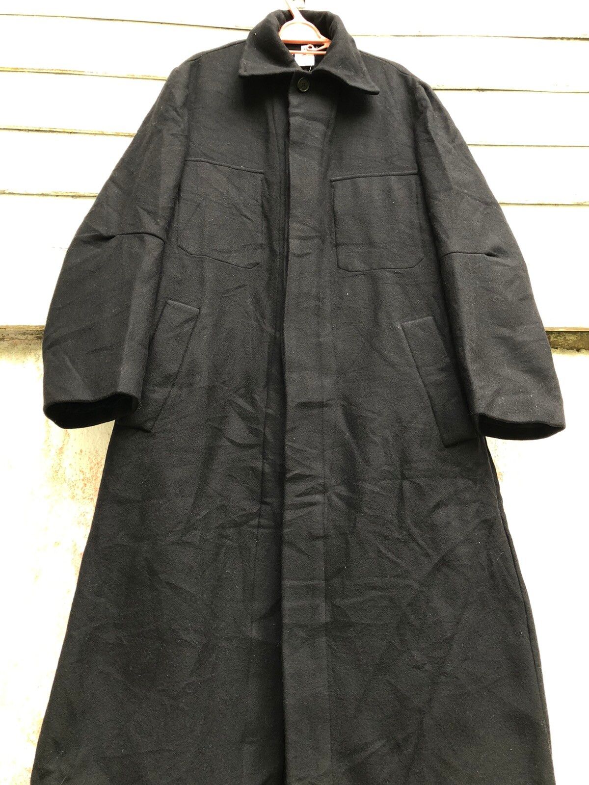 💥Archived 💥Ann Demeulemeester Wool Overcoat Man In S - 4
