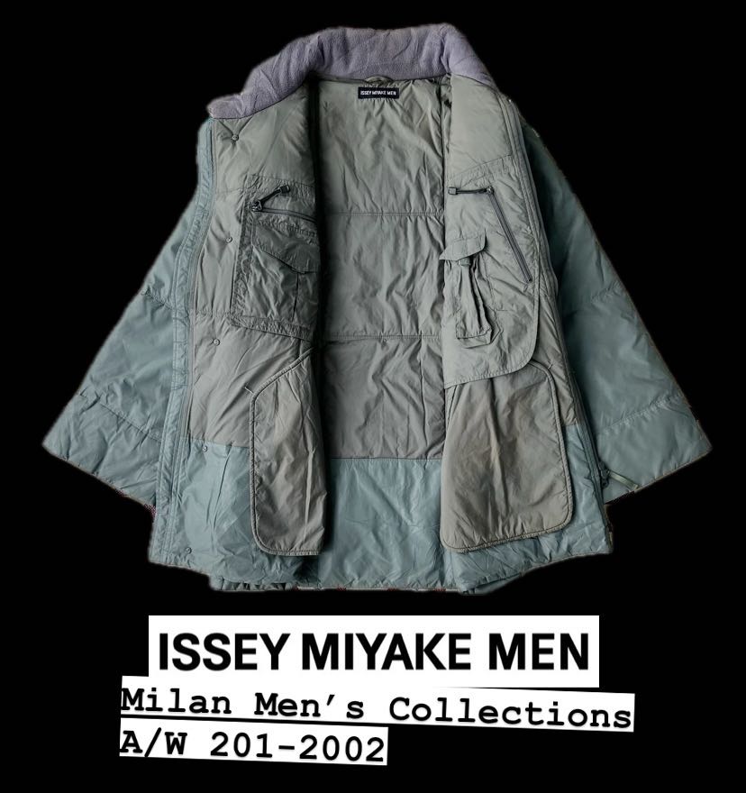 Archive Runway Issey Miyake Men Long Coat Pillow Puffer - 1